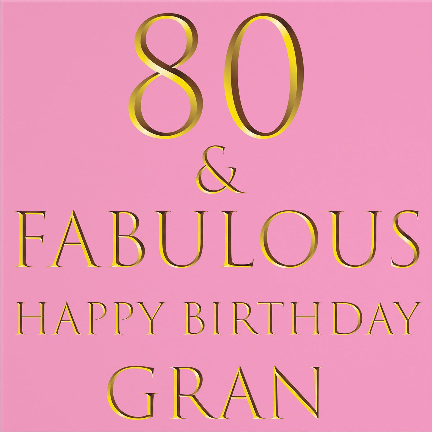 Large Gran 80th Birthday Card Still Totally Fabulous - Default Title (B0BBMT8PZT)