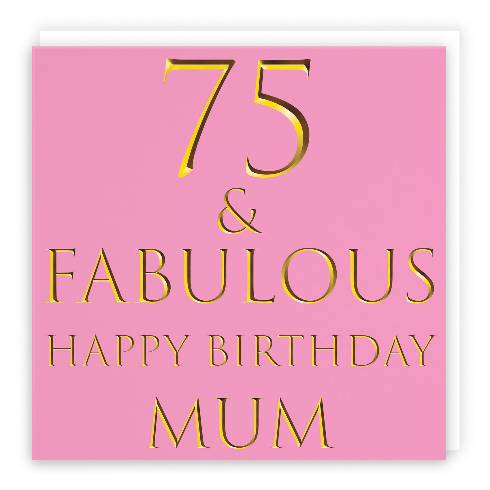 Large Mum 75th Birthday Card Still Totally Fabulous - Default Title (B0BBMTP5VP)