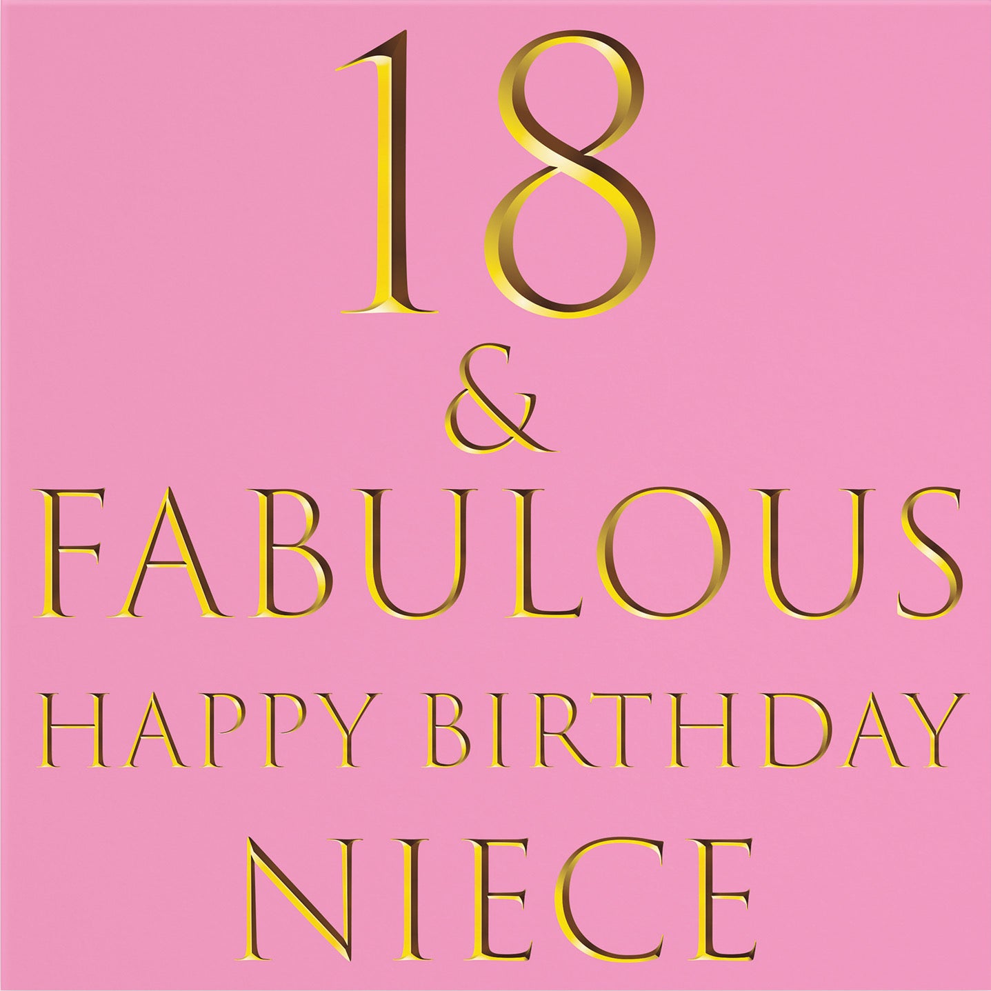 Large Niece 18th Birthday Card Still Totally Fabulous - Default Title (B0BBMTRZH4)