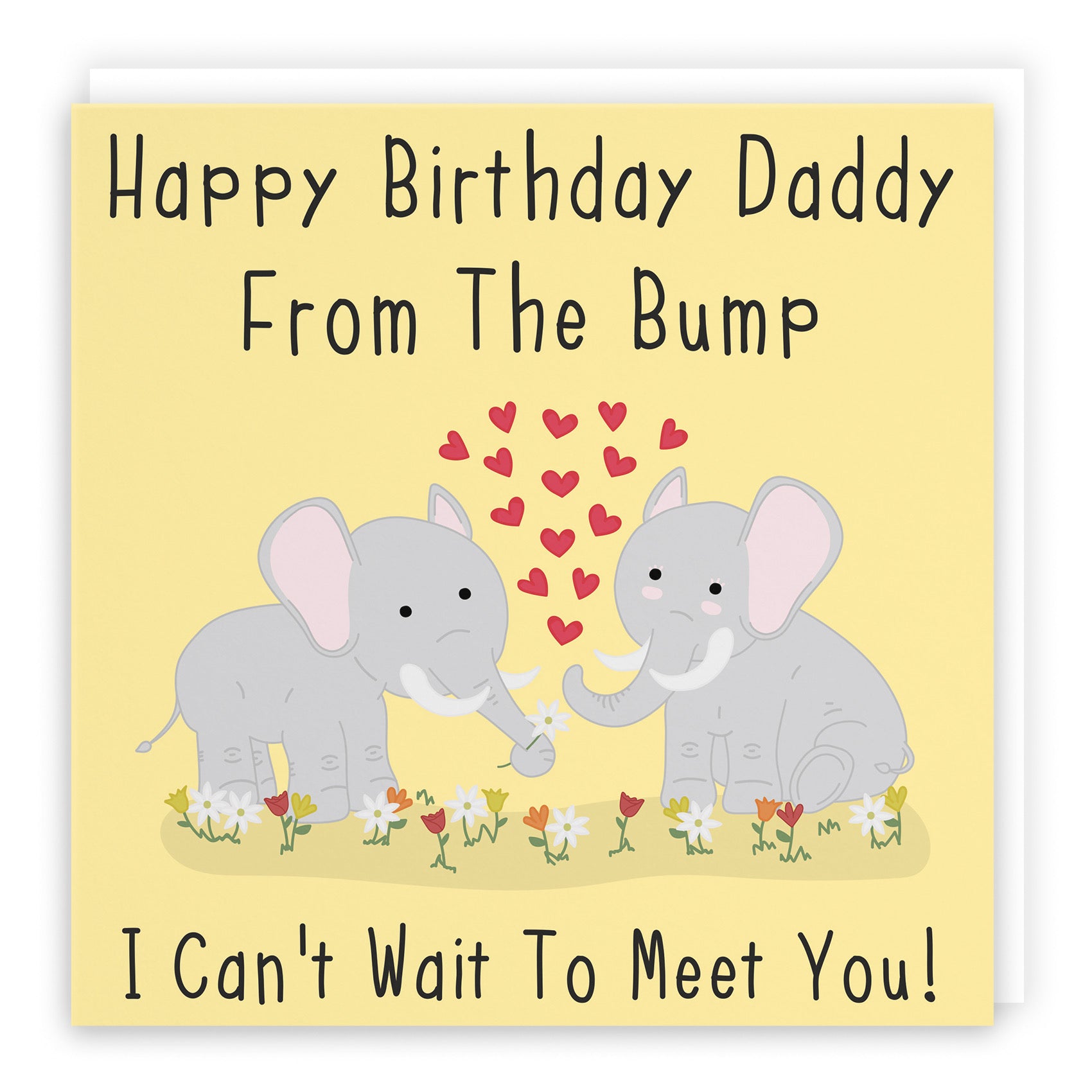 Large Daddy From The Bump Birthday Card Urban Colour - Default Title (B0BBMTYXH5)