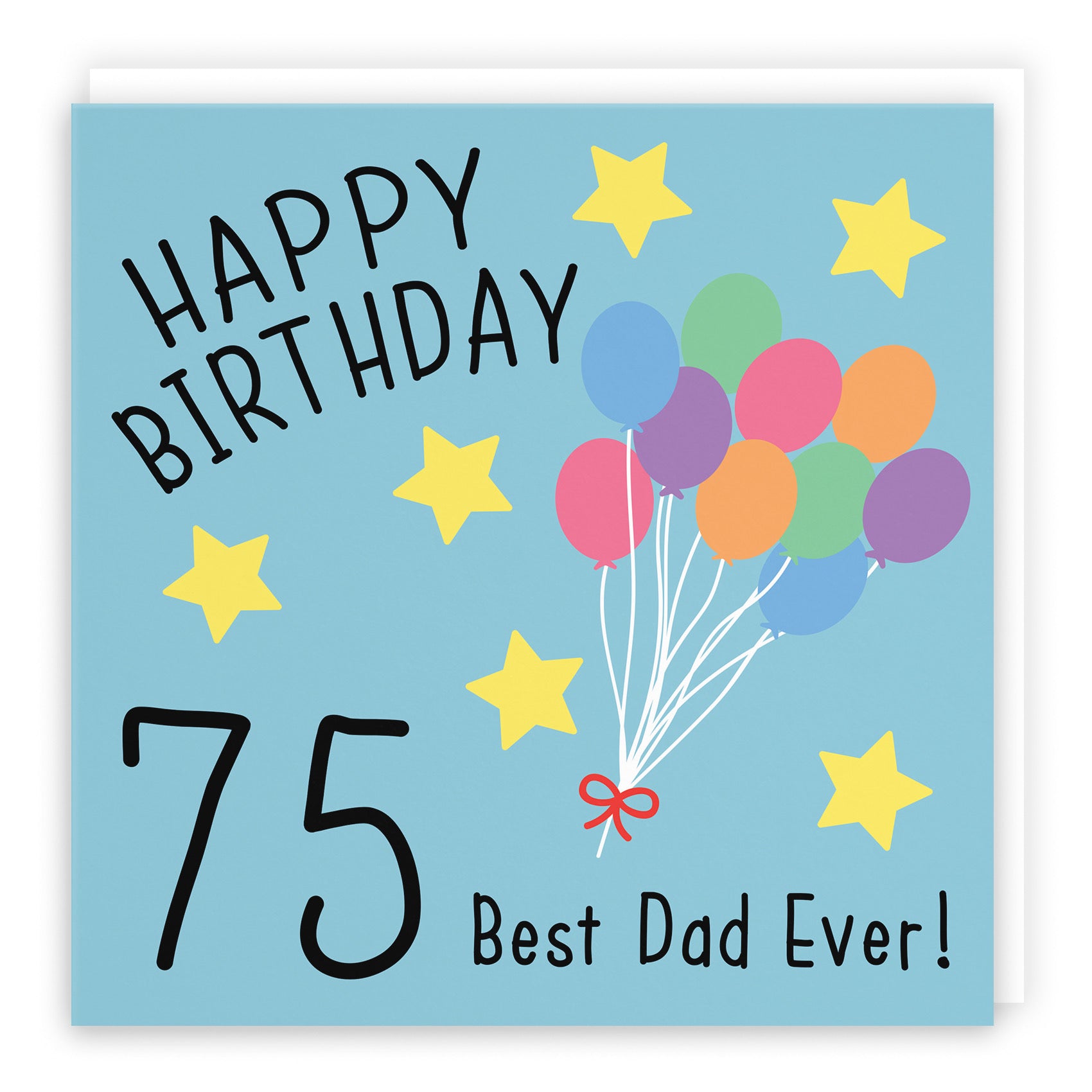 Large Dad 75th Birthday Card Original - Default Title (B0BBMTZFL1)