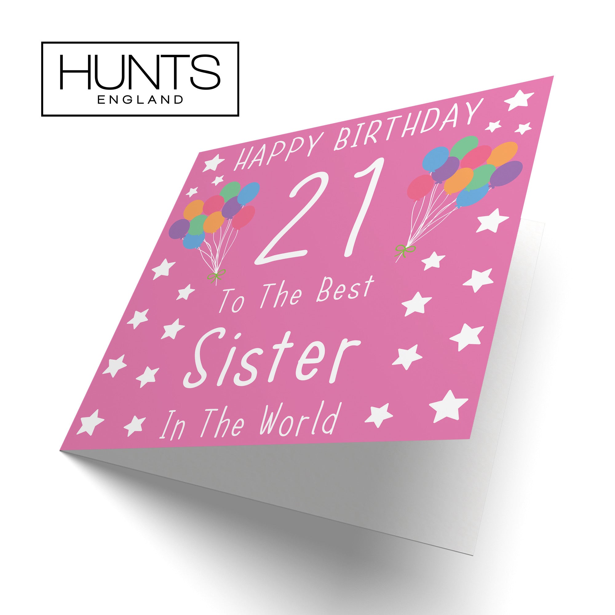 Large Sister 21st Birthday Card Iconic - Default Title (B0BBMV118S)