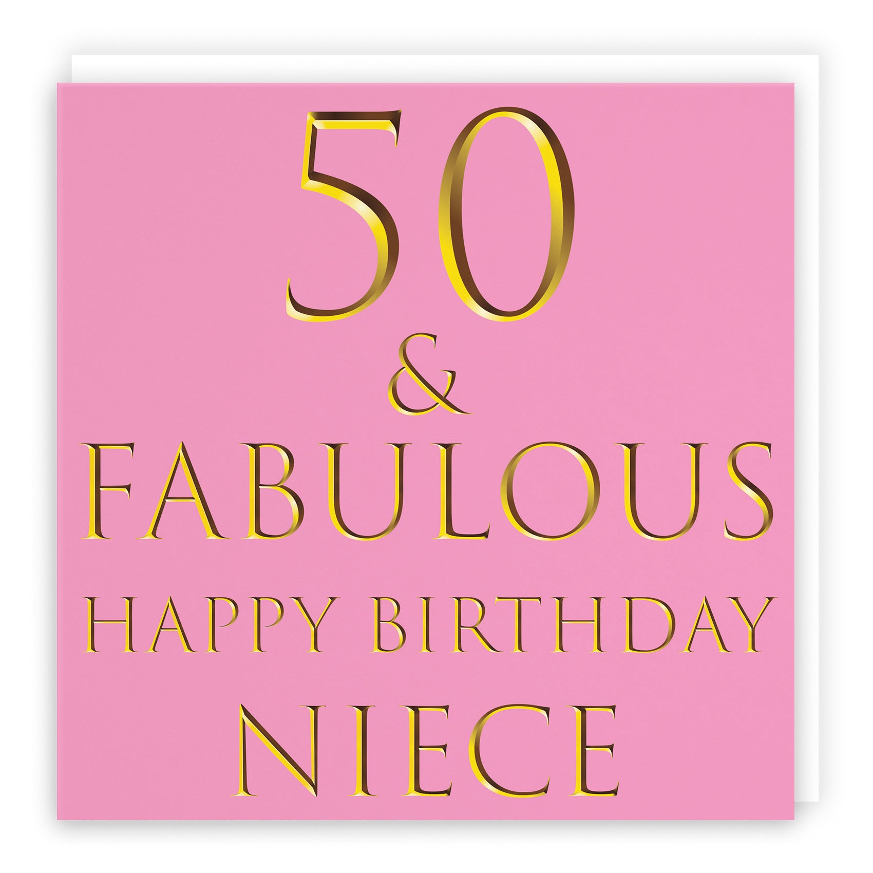 Large Niece 50th Birthday Card Still Totally Fabulous - Default Title (B0BBMV46Q1)