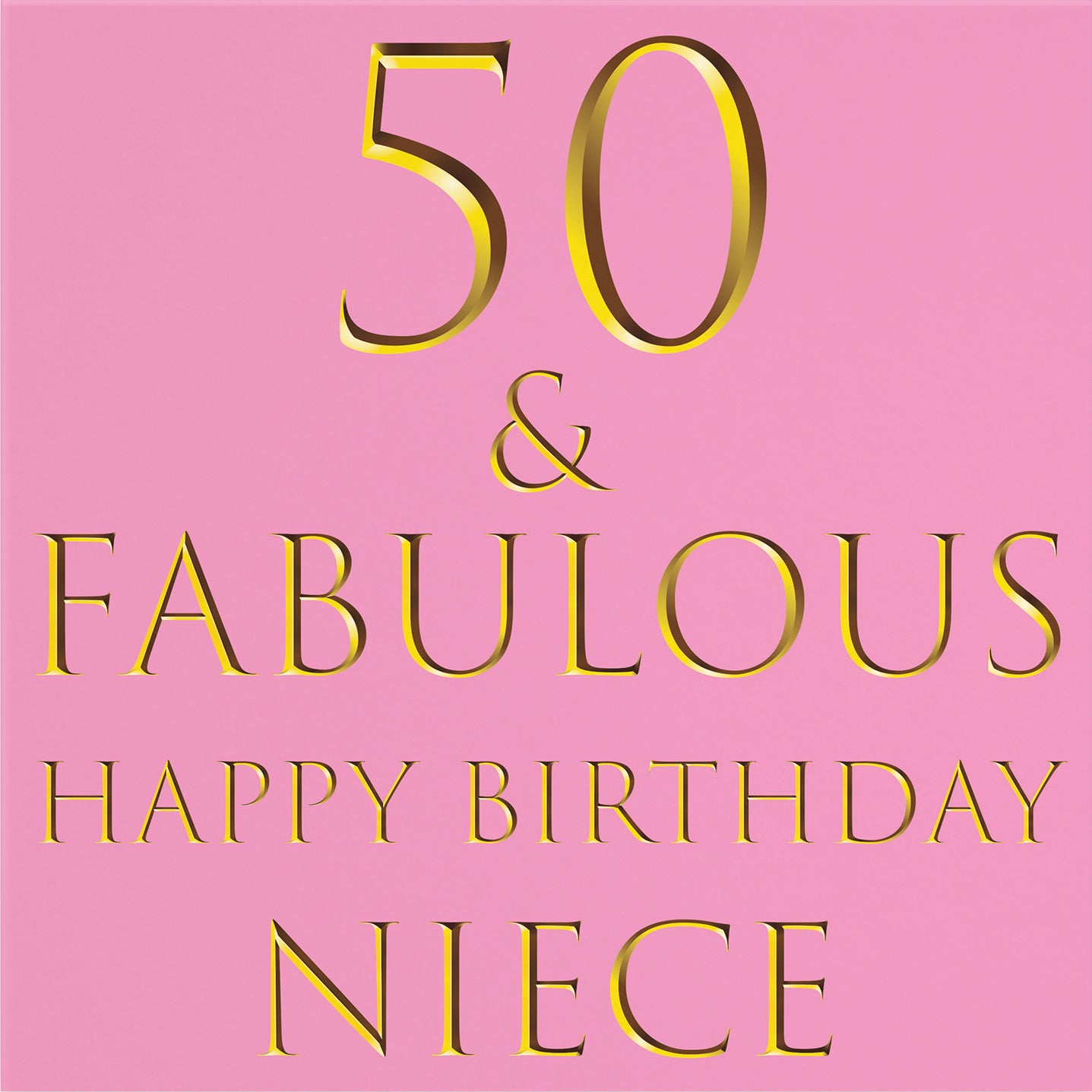 Large Niece 50th Birthday Card Still Totally Fabulous - Default Title (B0BBMV46Q1)