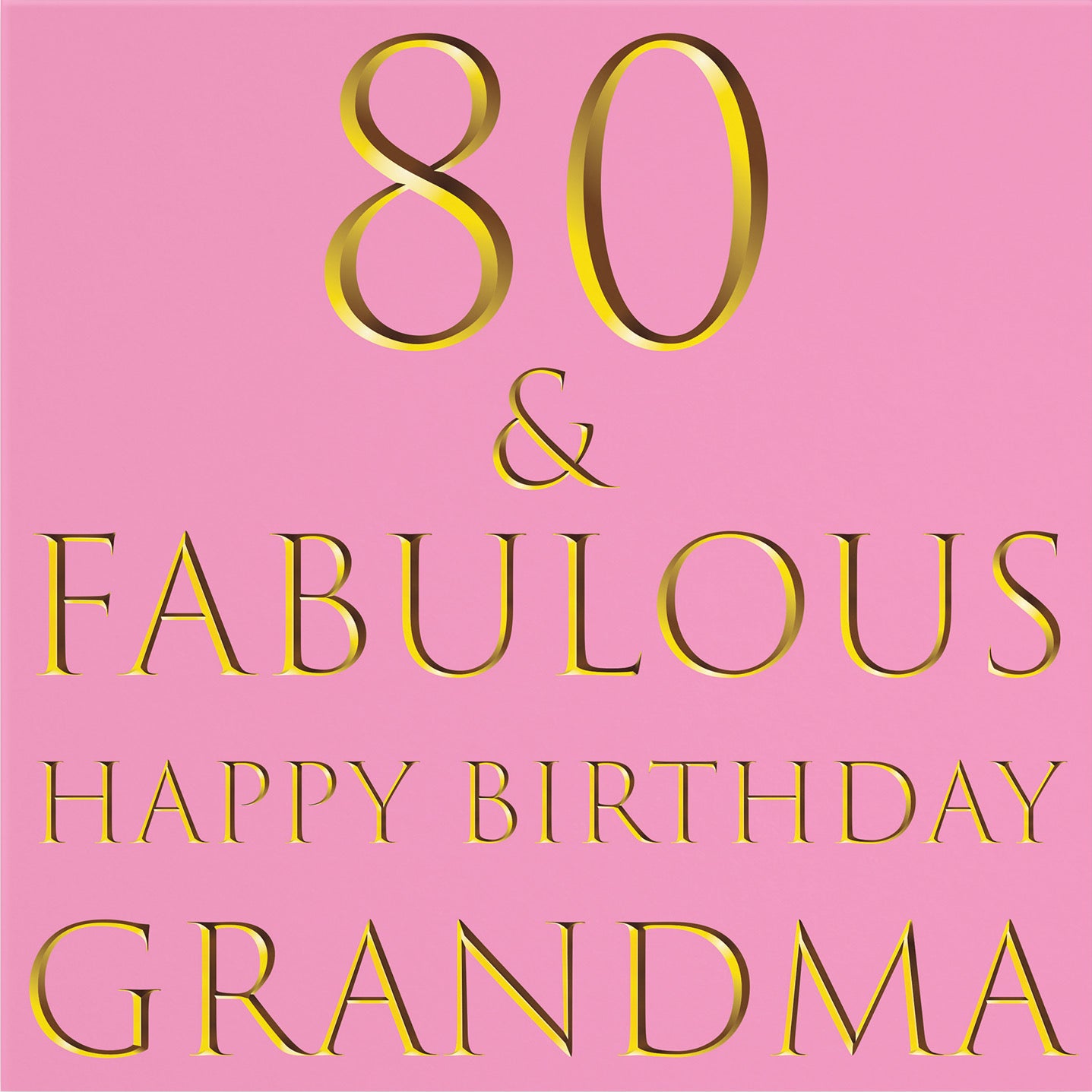 Large Grandma 80th Birthday Card Still Totally Fabulous - Default Title (B0BBMV5CHC)