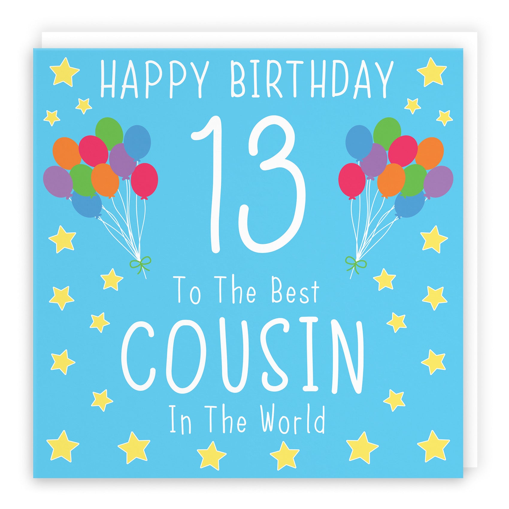 Large Cousin 13th Male Birthday Card Iconic - Default Title (B0BBMVGHN1)