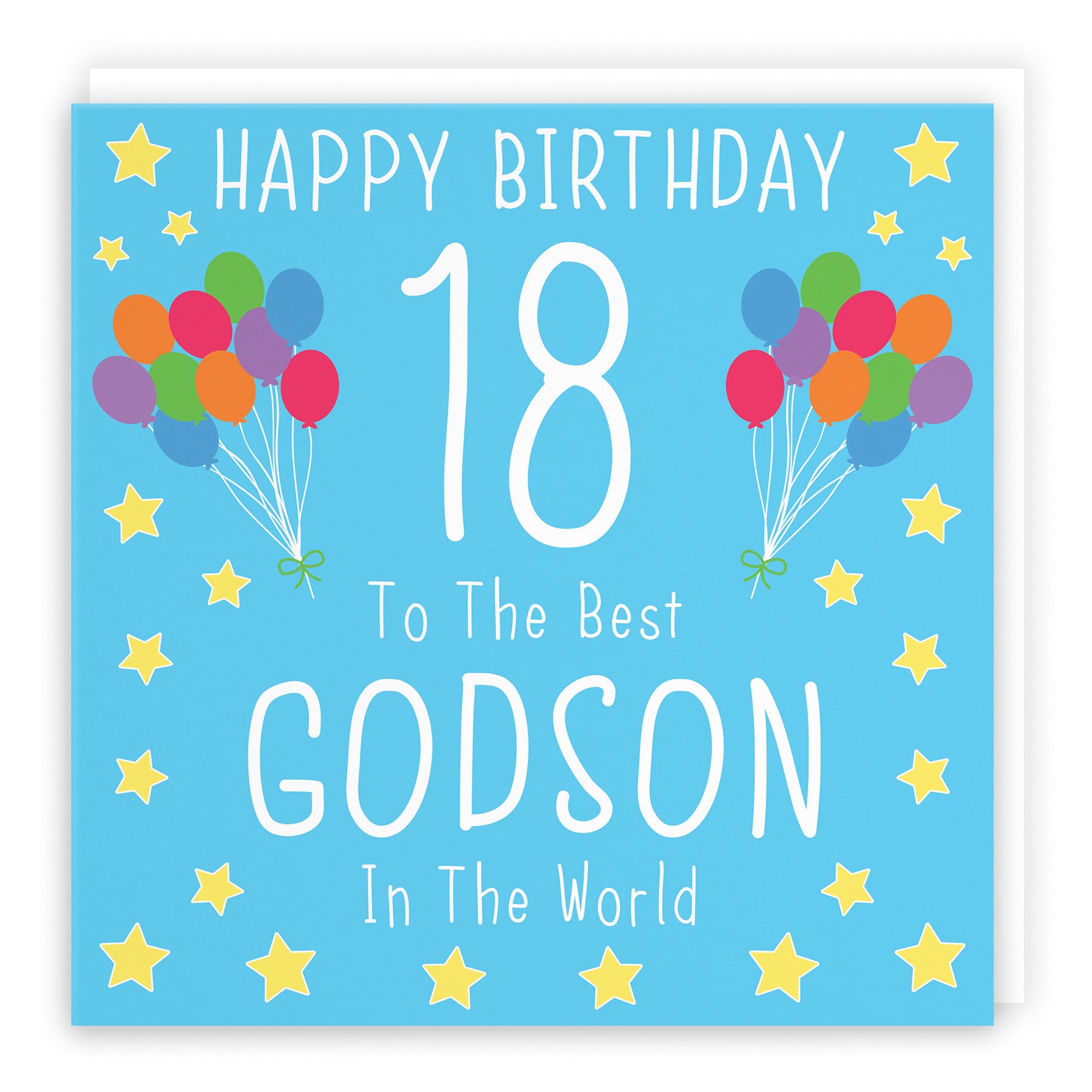 Large Godson 18th Birthday Card Iconic - Default Title (B0BBMVL874)