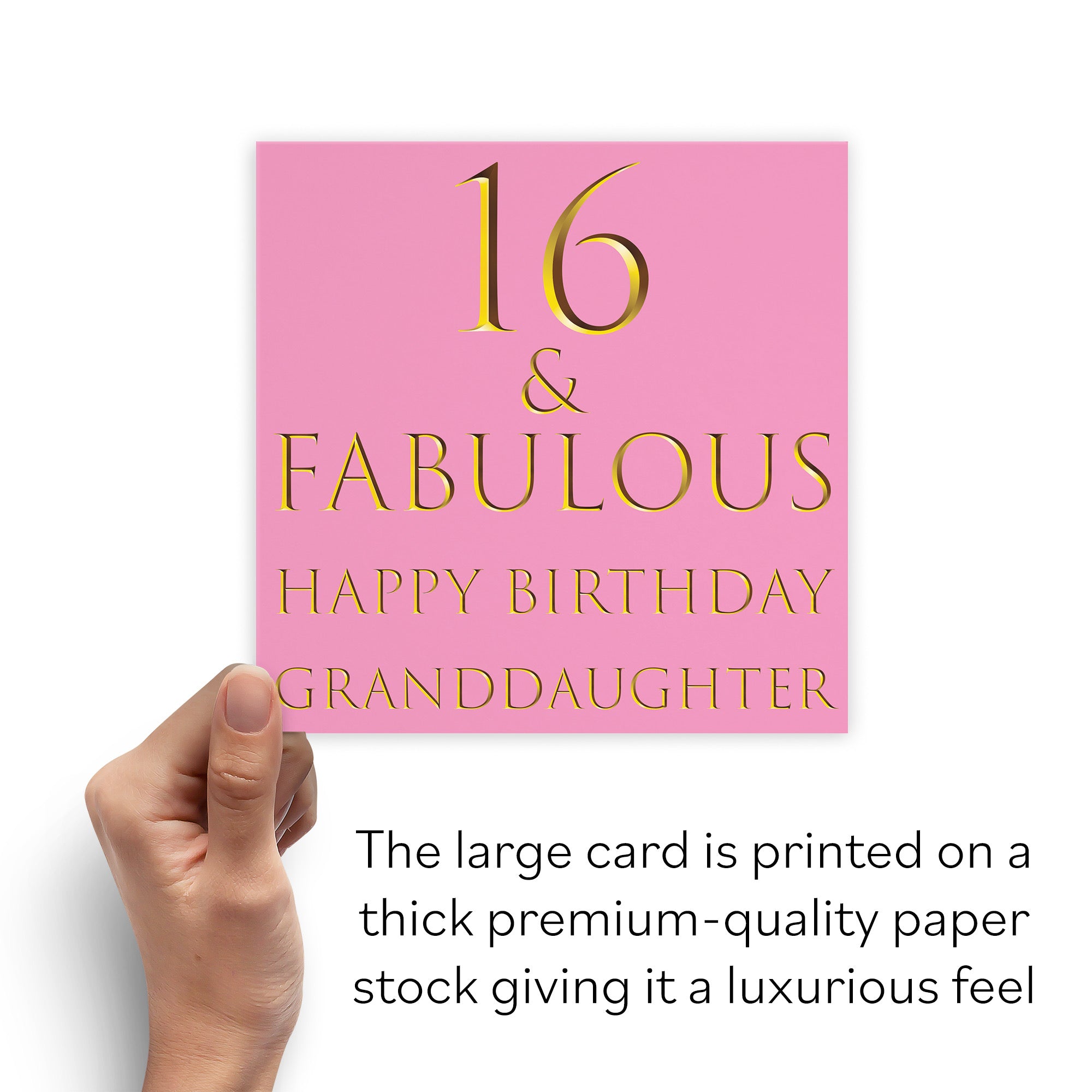 Large Granddaughter 16th Birthday Card Still Totally Fabulous - Default Title (B0BBMVLRFN)