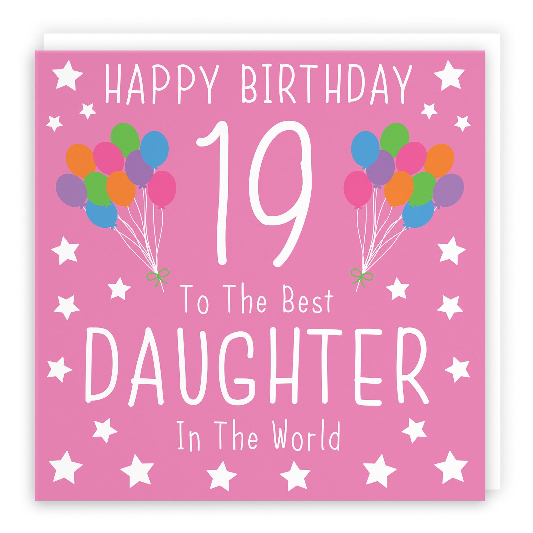 Large Daughter 19th Birthday Card Iconic - Default Title (B0BBMVQSF1)