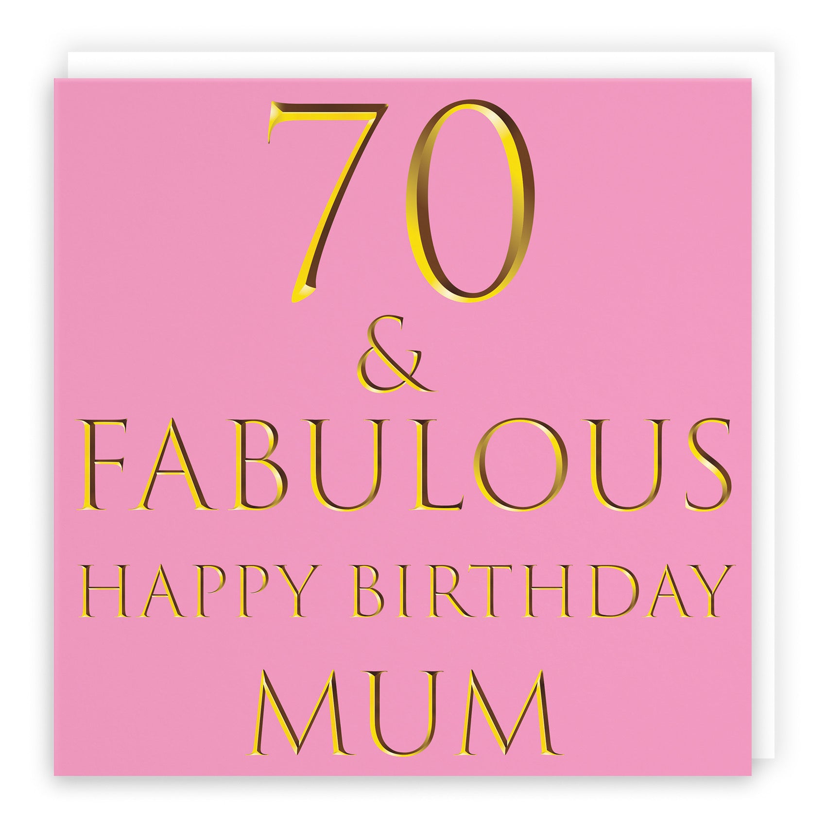 Large Mum 70th Birthday Card Still Totally Fabulous - Default Title (B0BBMVQTLN)