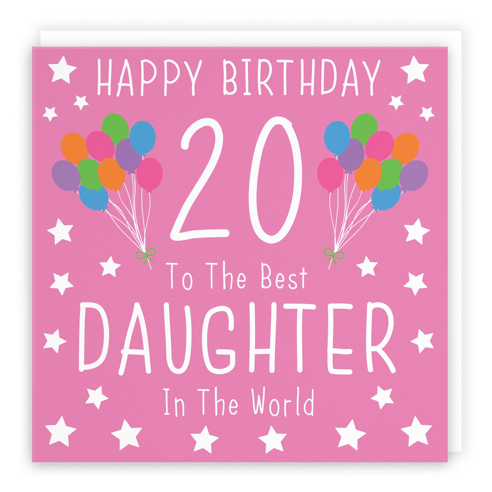 Large Daughter 20th Birthday Card Iconic - Default Title (B0BBMVYC92)