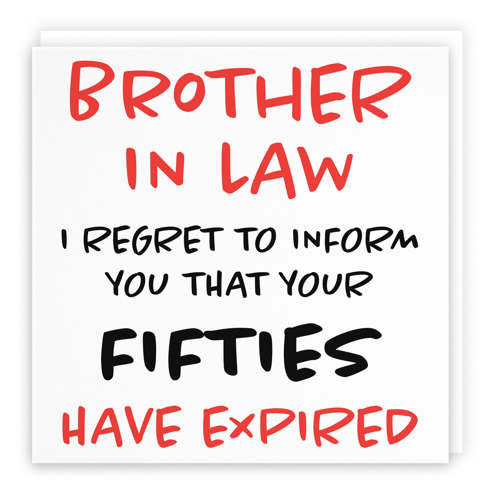 Large Brother In Law 60th Birthday Card Retro - Default Title (B0BBMW524V)