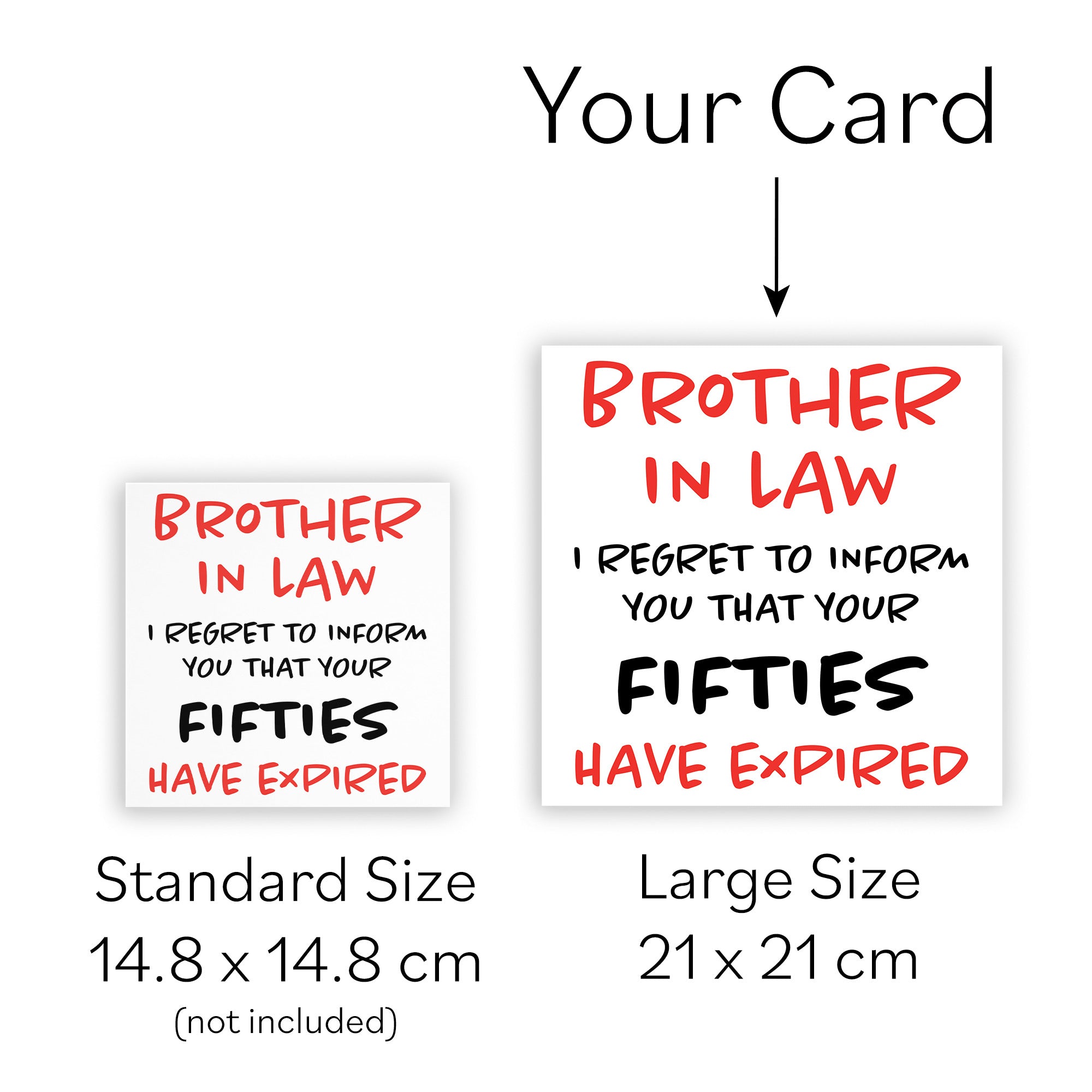 Large Brother In Law 60th Birthday Card Retro - Default Title (B0BBMW524V)