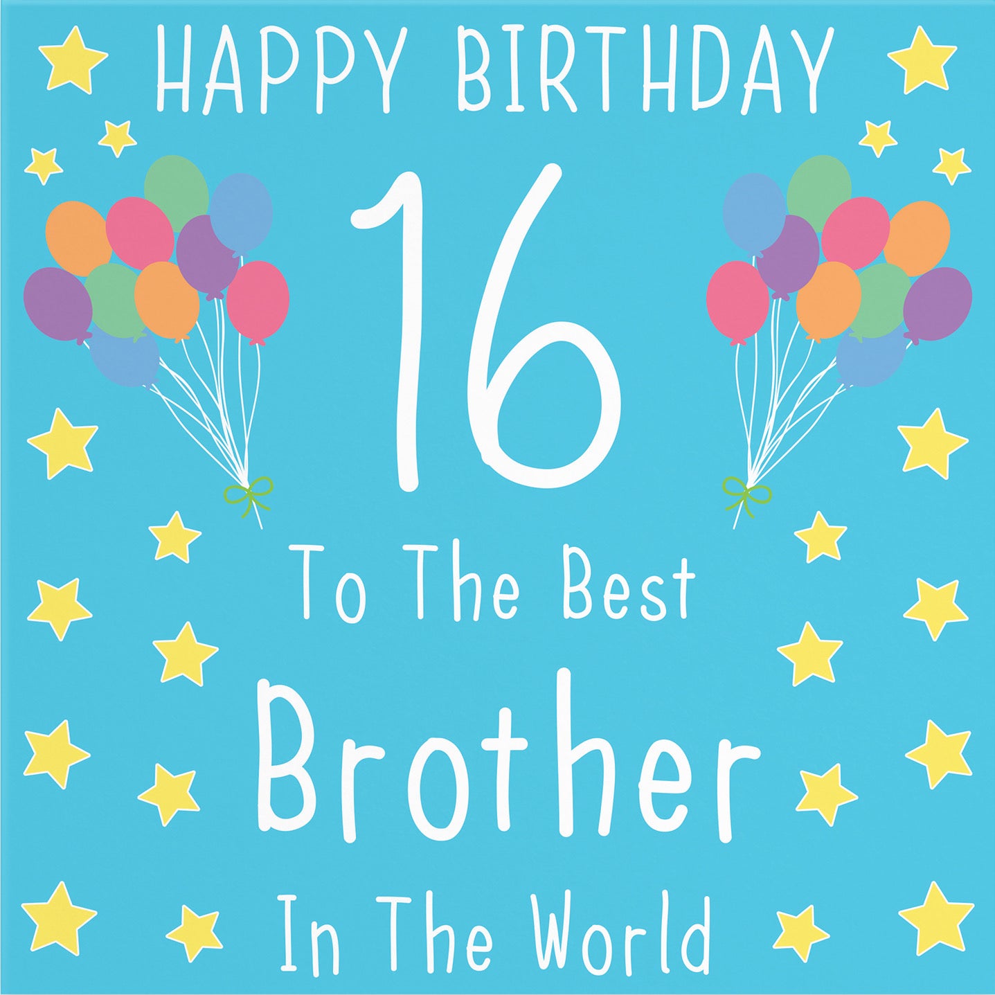 Large Brother 16th Birthday Card Iconic - Default Title (B0BBMW5KMR)
