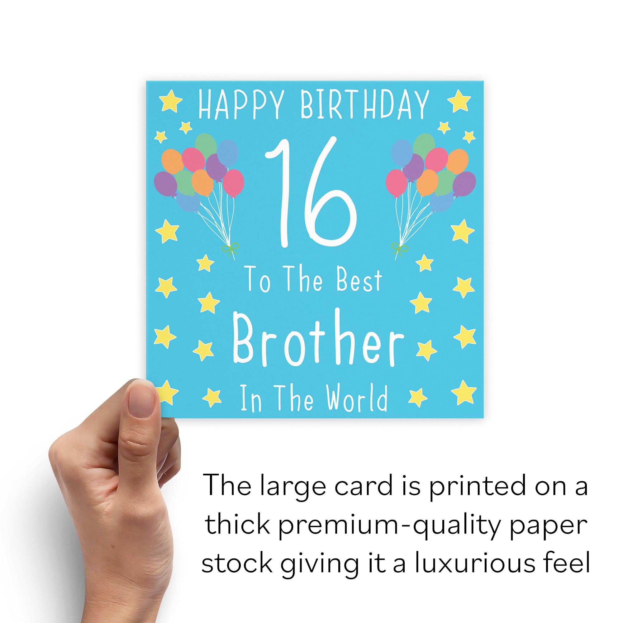 Large Brother 16th Birthday Card Iconic - Default Title (B0BBMW5KMR)