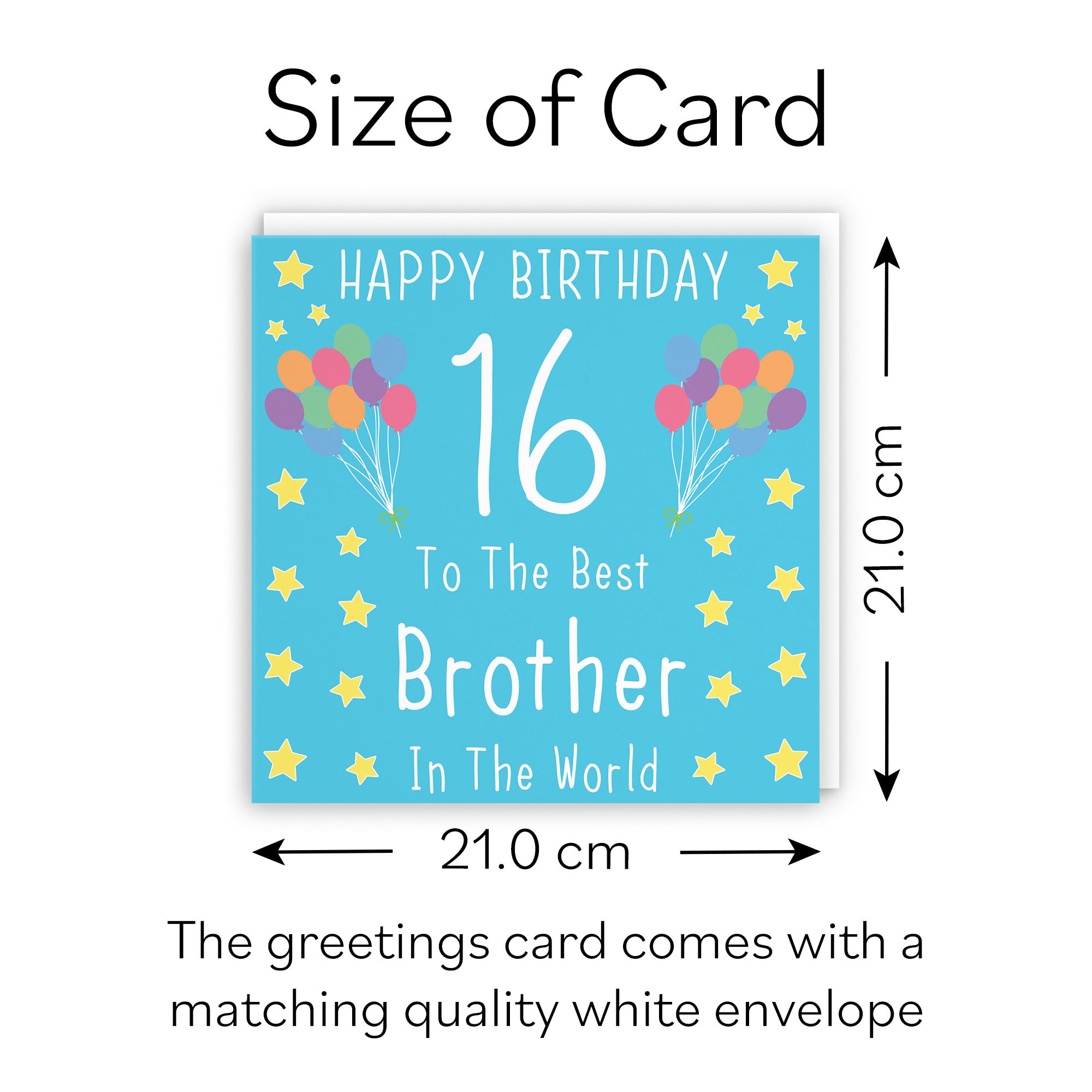 Large Brother 16th Birthday Card Iconic - Default Title (B0BBMW5KMR)