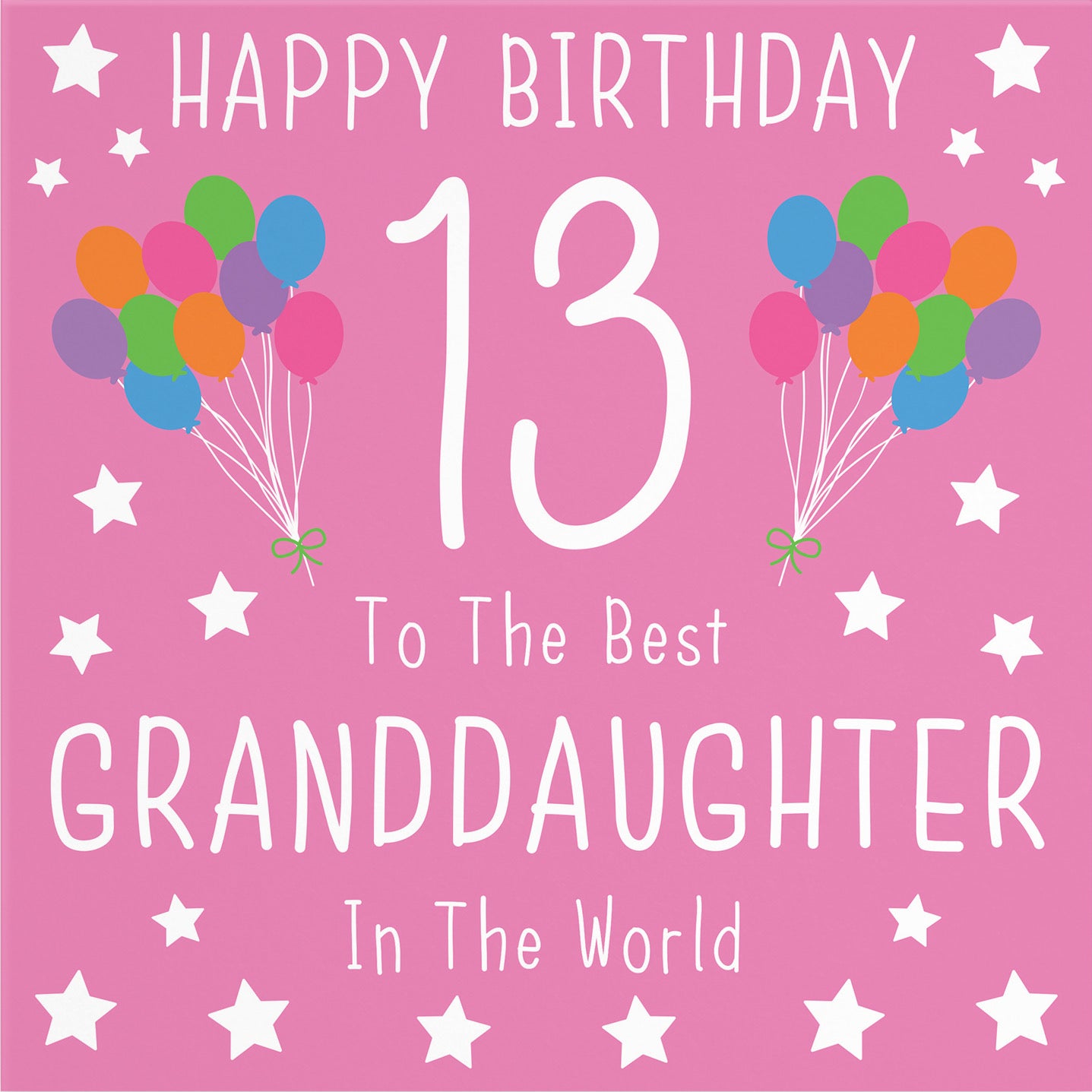 Large Granddaughter 13th Birthday Card Iconic - Default Title (B0BBMWB9GM)