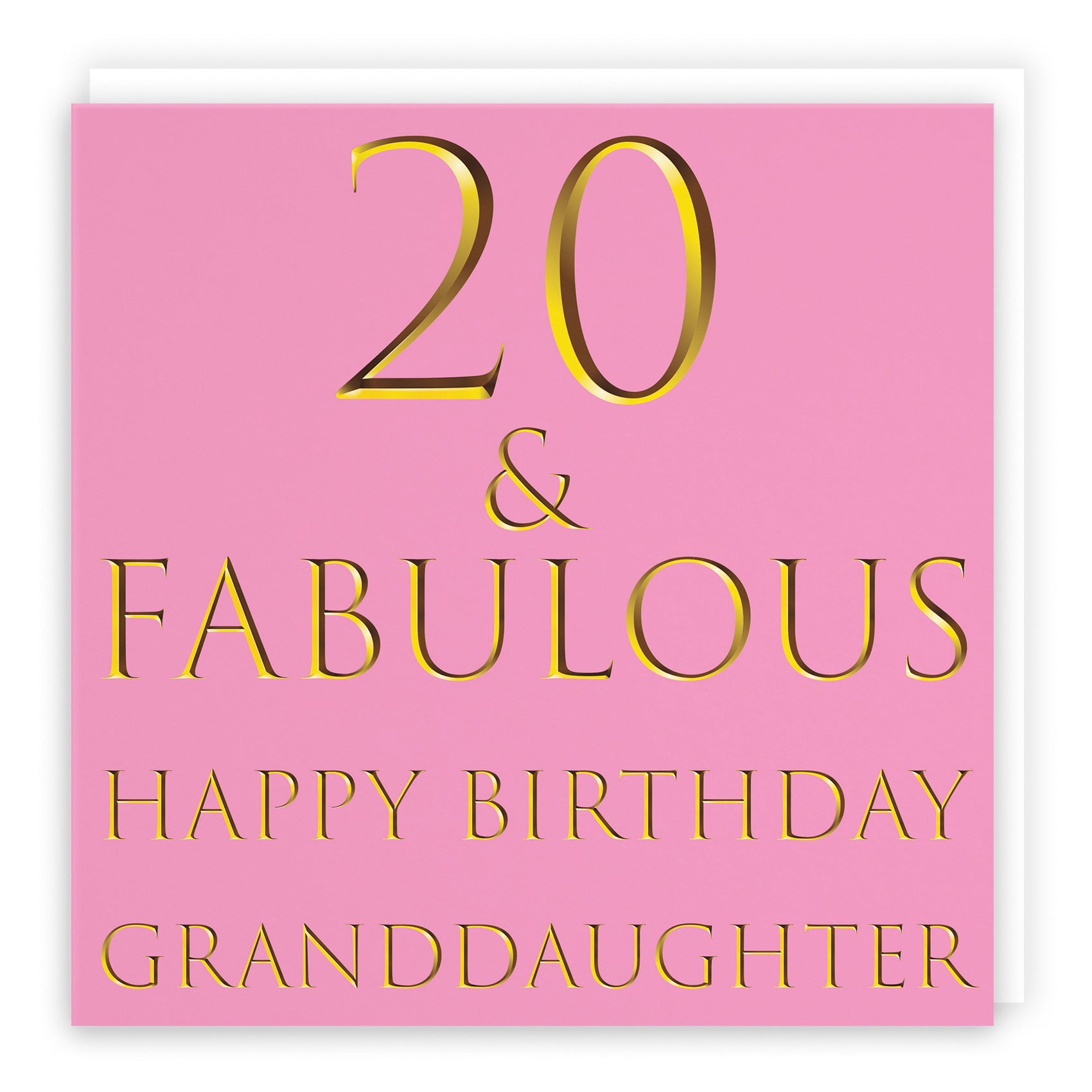 Large Granddaughter 20th Birthday Card Still Totally Fabulous - Default Title (B0BBMWBMPM)