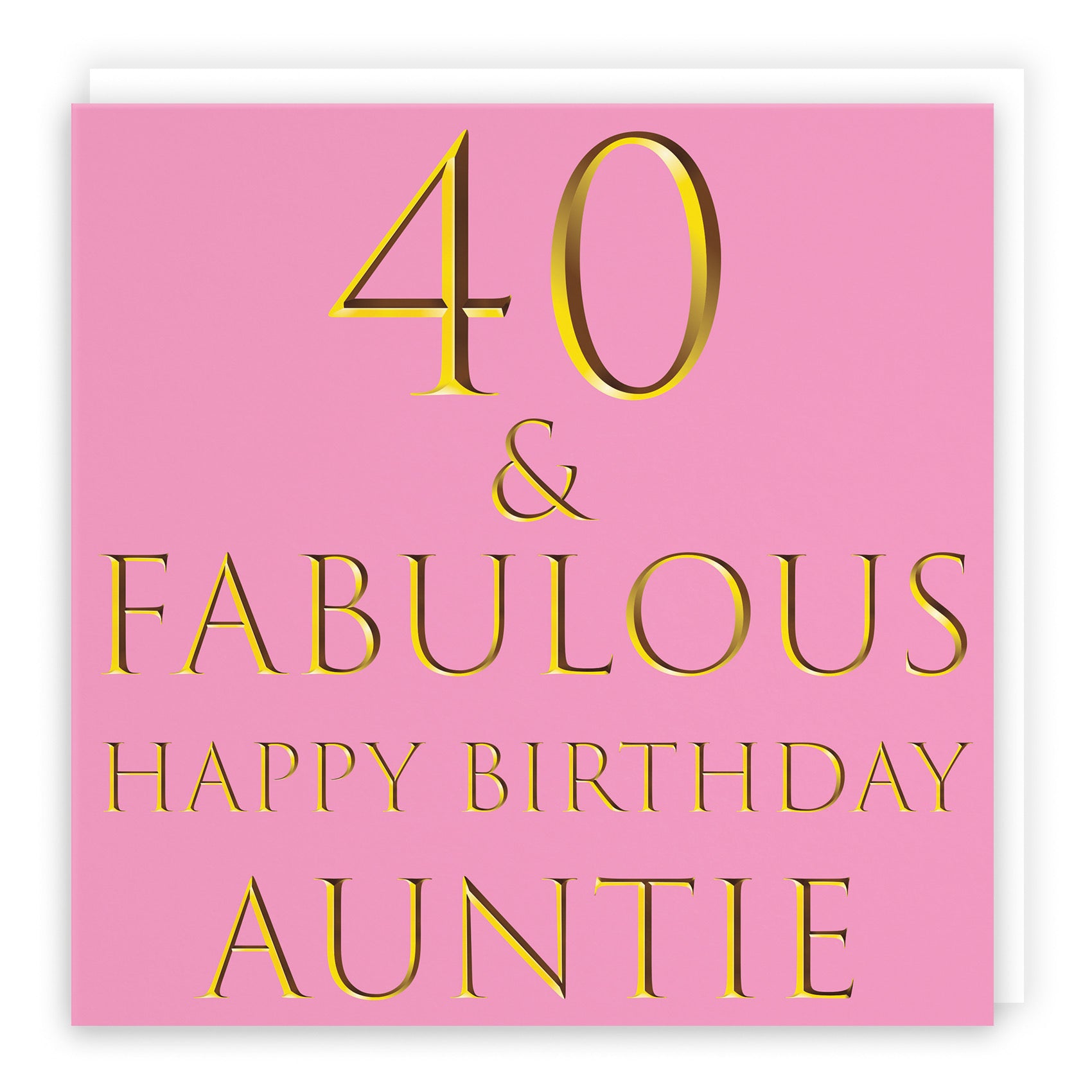 Large Auntie 40th Birthday Card Still Totally Fabulous - Default Title (B0BBMWCGQ8)
