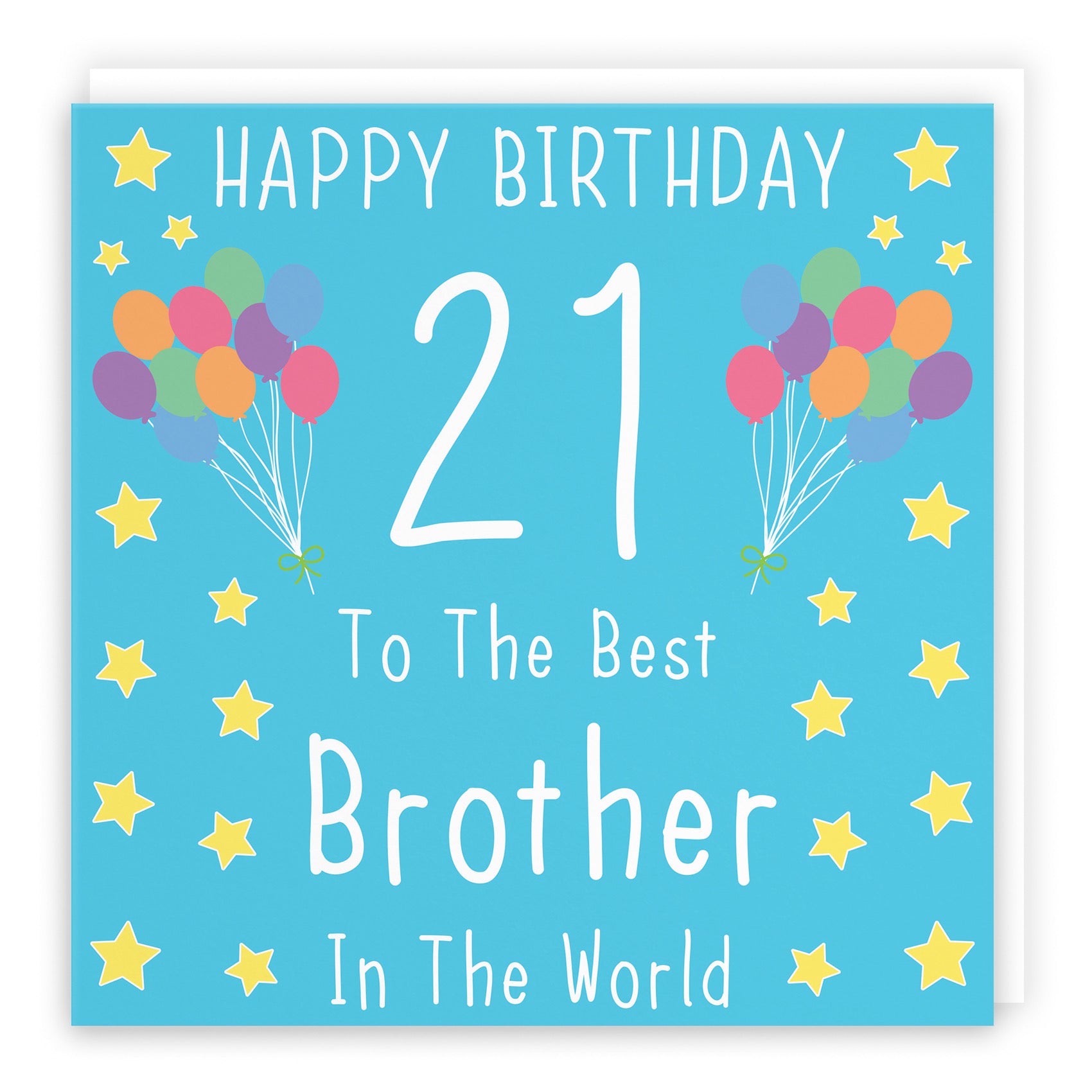 Large Brother 21st Birthday Card Iconic - Default Title (B0BBMWD9KY)