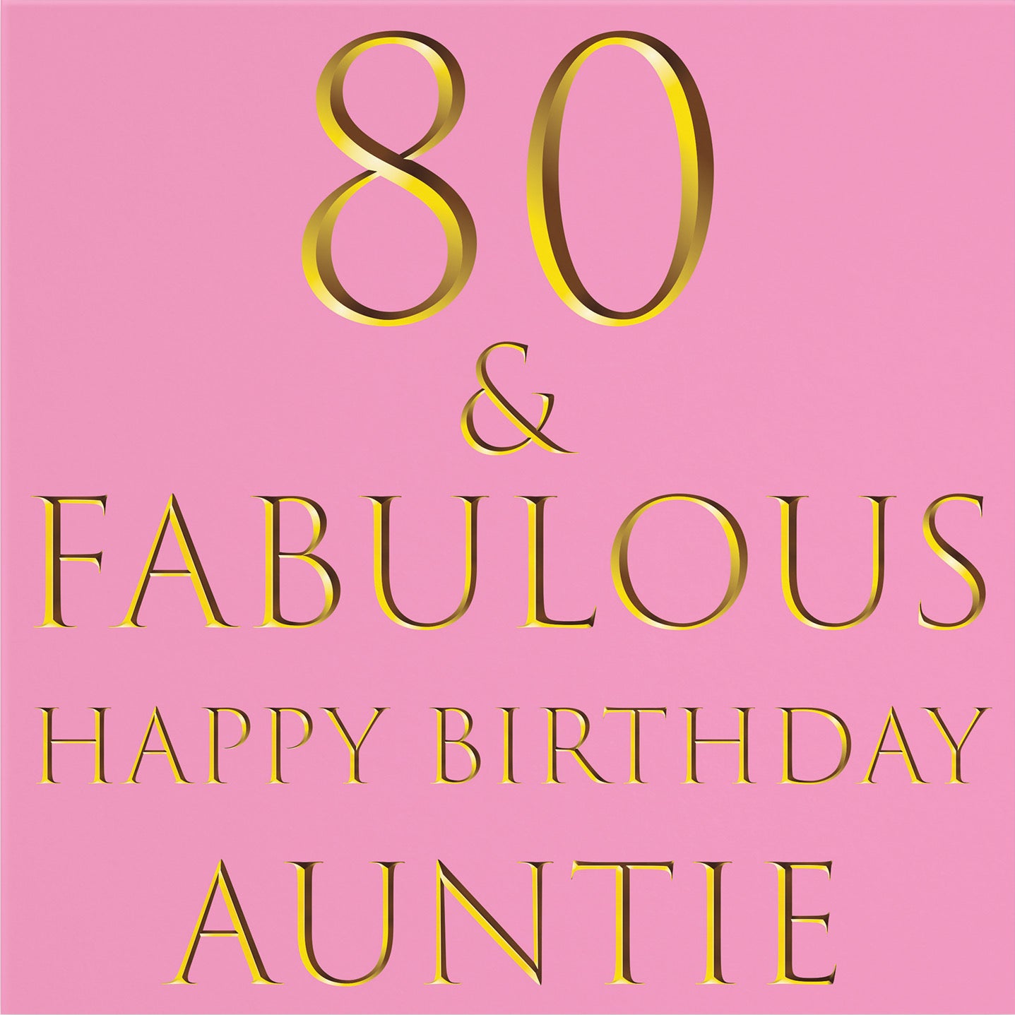 Large Auntie 80th Birthday Card Still Totally Fabulous - Default Title (B0BBMWHDN1)