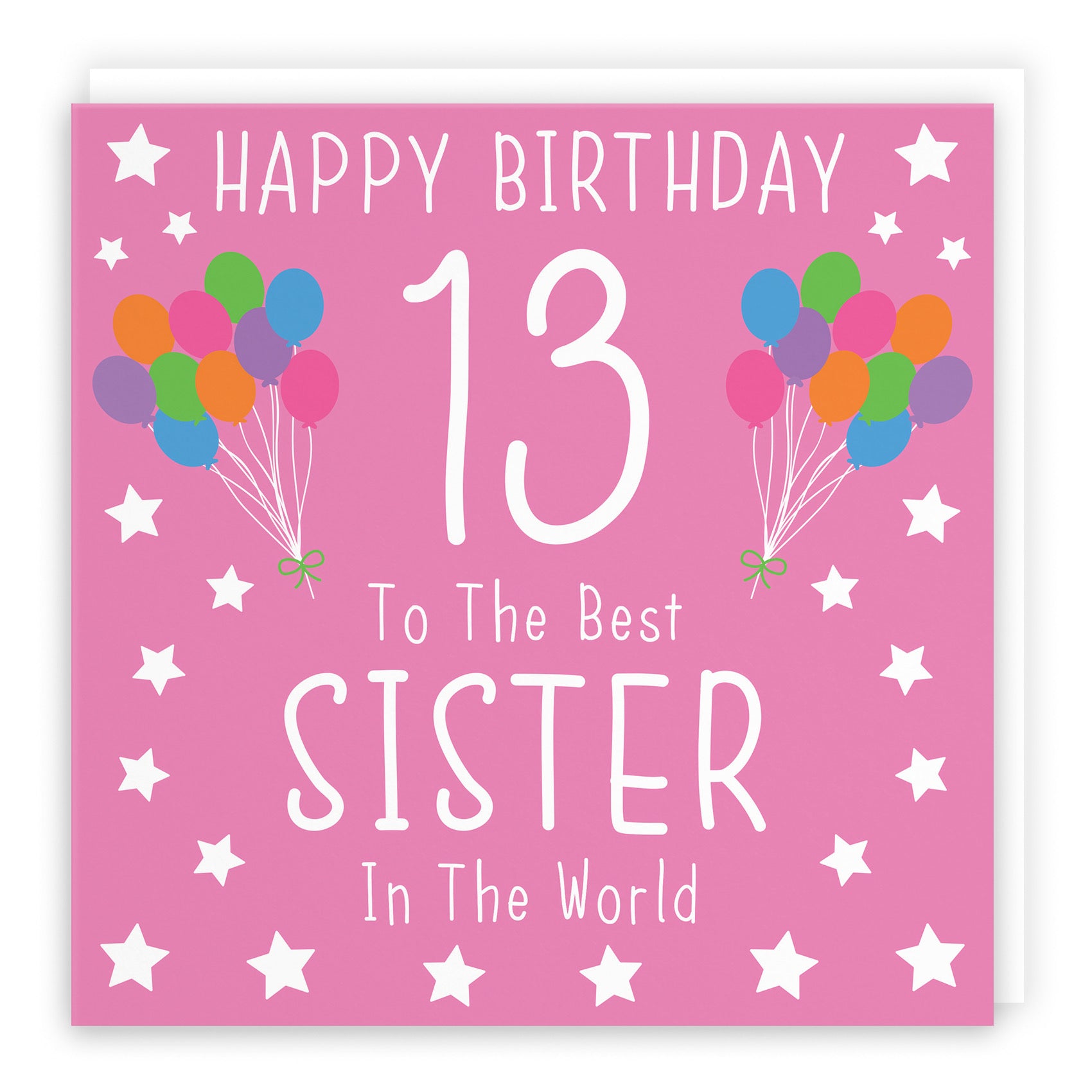 Large Sister 13th Birthday Card Iconic - Default Title (B0BBMWJPB7)