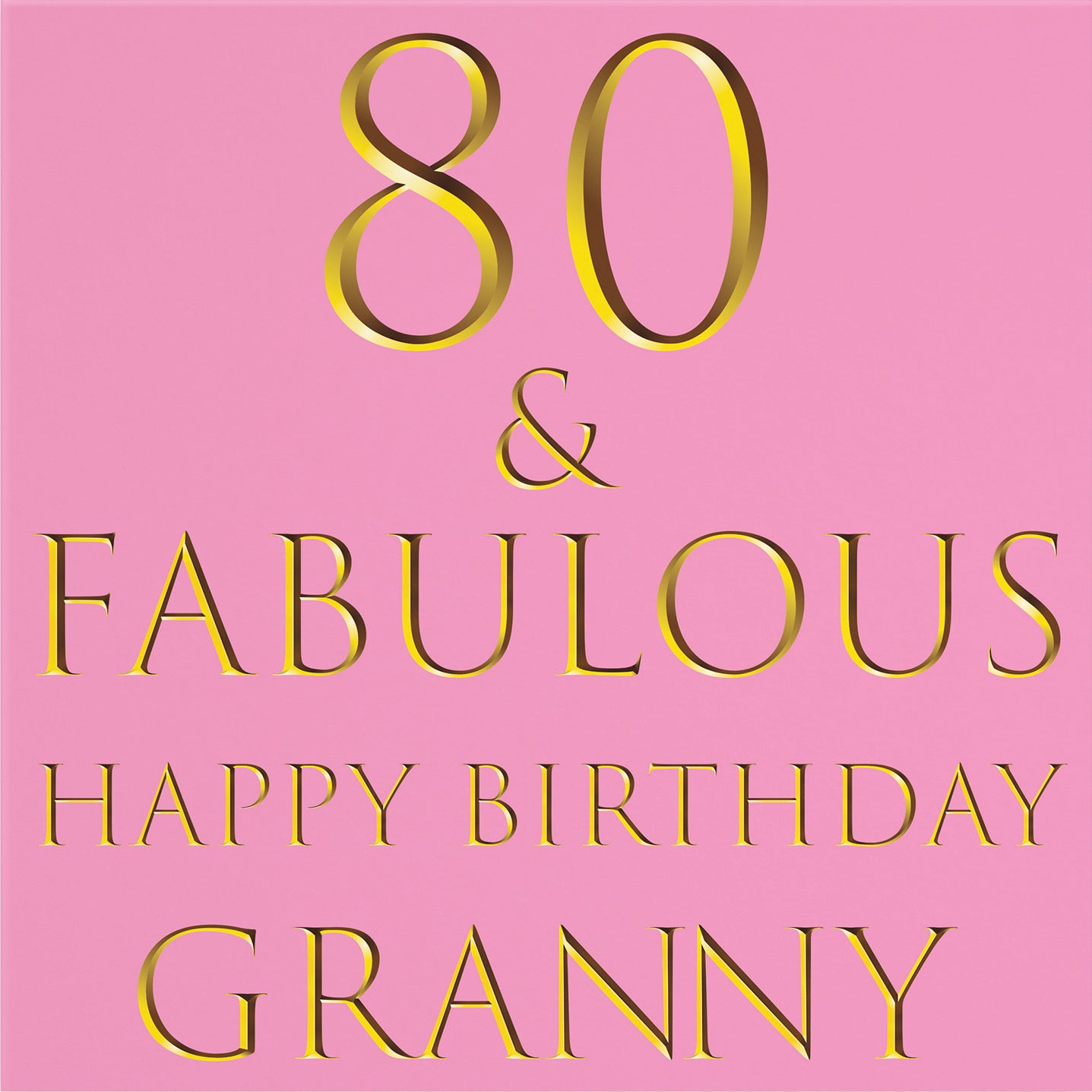 Large Granny 80th Birthday Card Still Totally Fabulous - Default Title (B0BBMWJXLR)