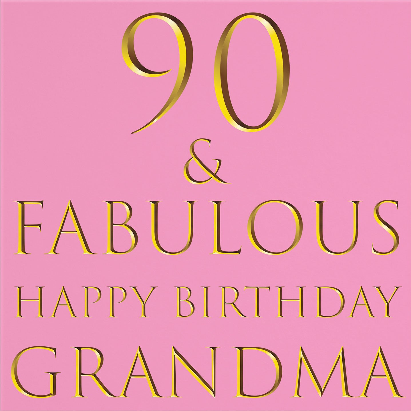 Large Grandma 90th Birthday Card Still Totally Fabulous - Default Title (B0BBMWN3H3)