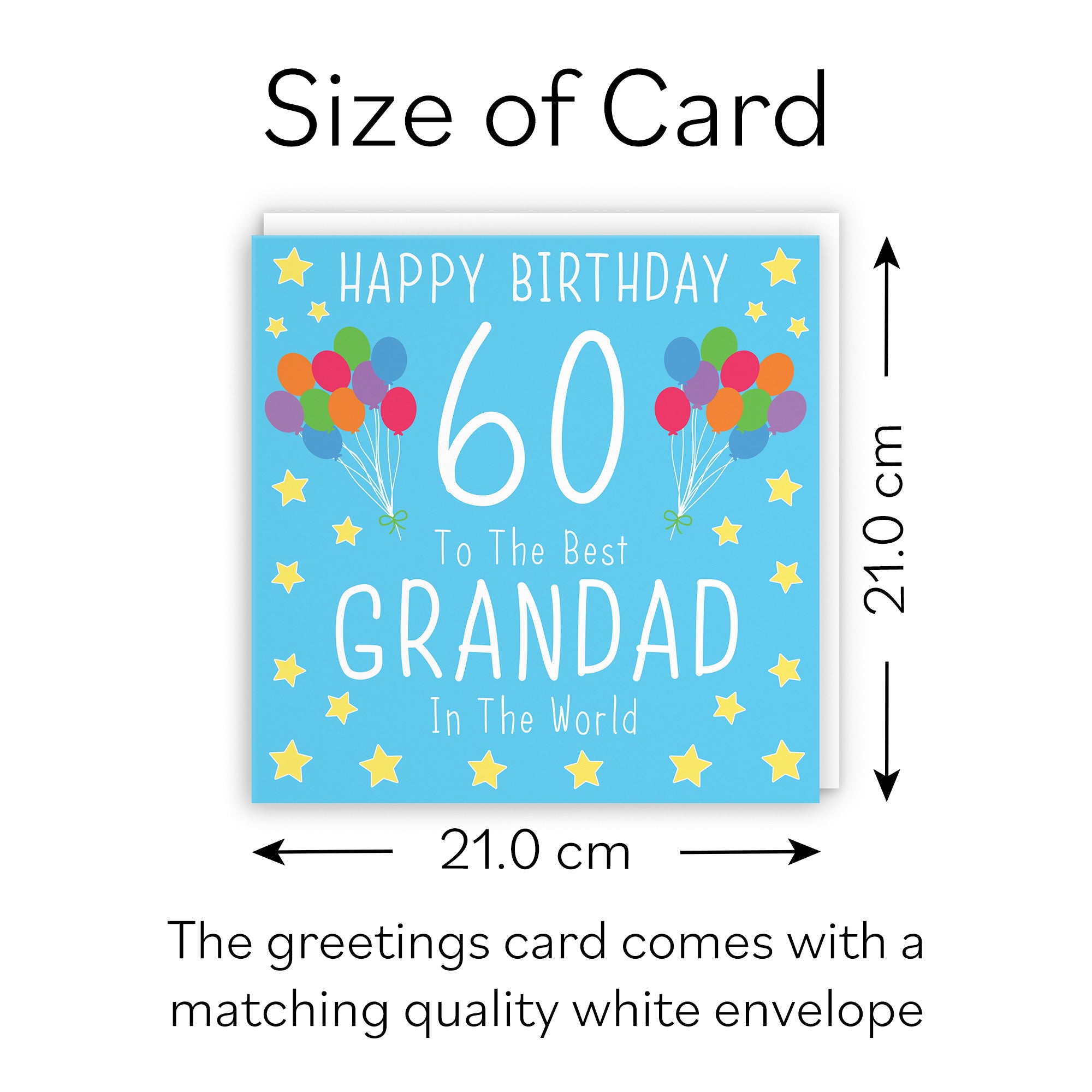 Large Grandad 60th Birthday Card Iconic - Default Title (B0BBMWP7YF)