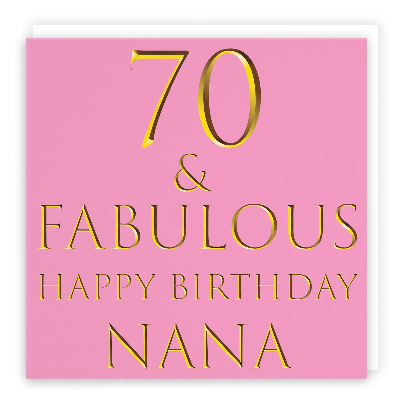 Large Nana 70th Birthday Card Still Totally Fabulous - Default Title (B0BBMWVS69)