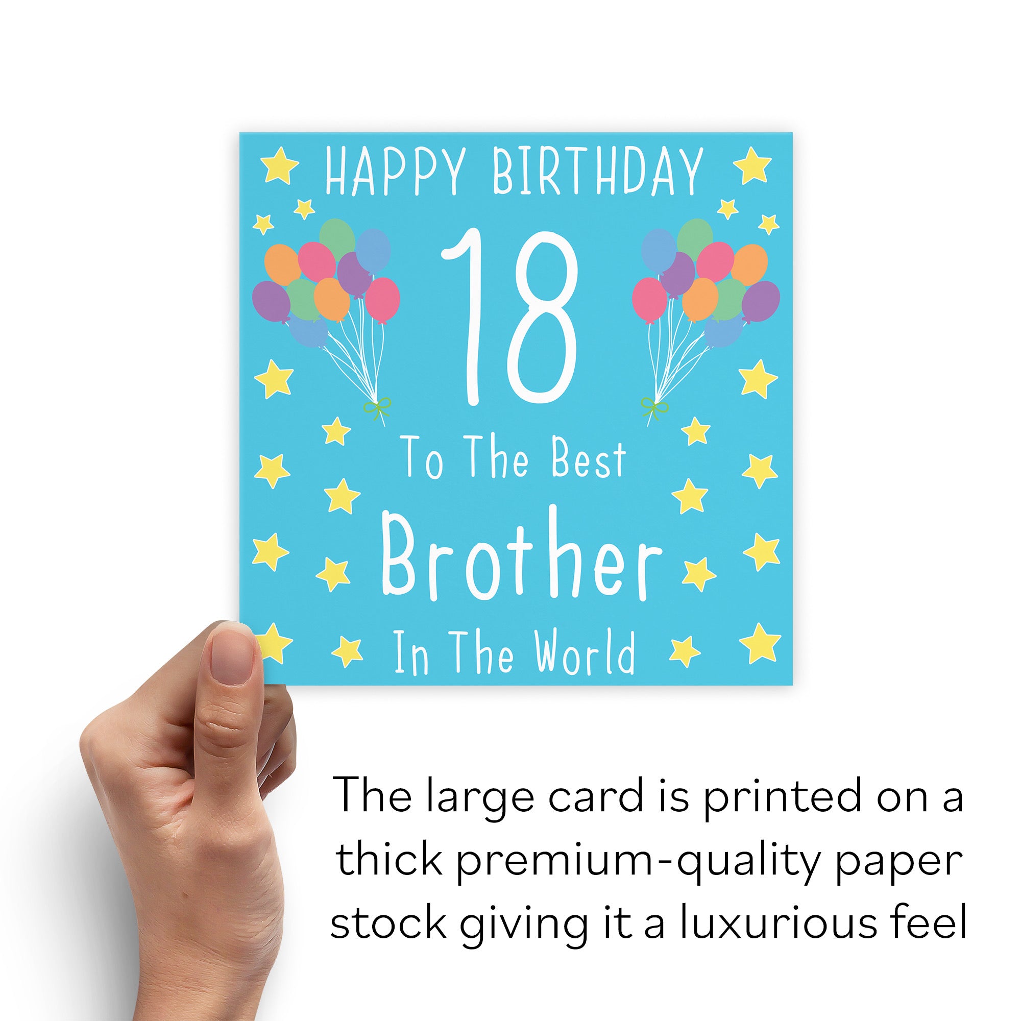 Large Brother 18th Birthday Card Iconic - Default Title (B0BBMWWM5V)