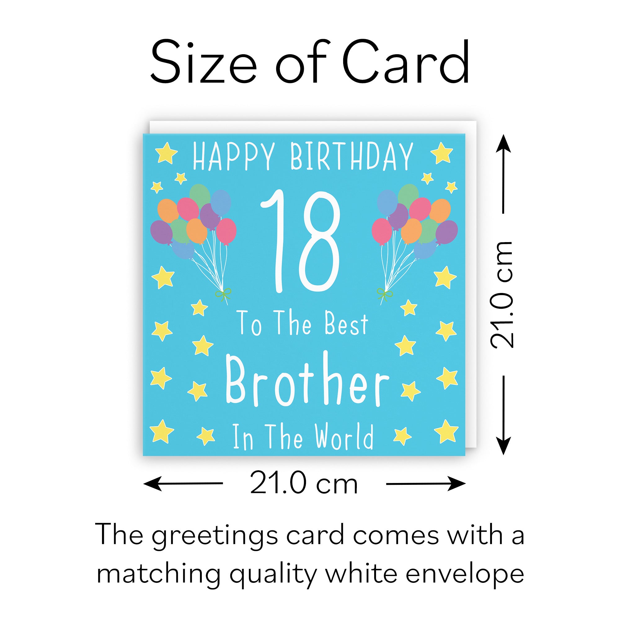 Large Brother 18th Birthday Card Iconic - Default Title (B0BBMWWM5V)