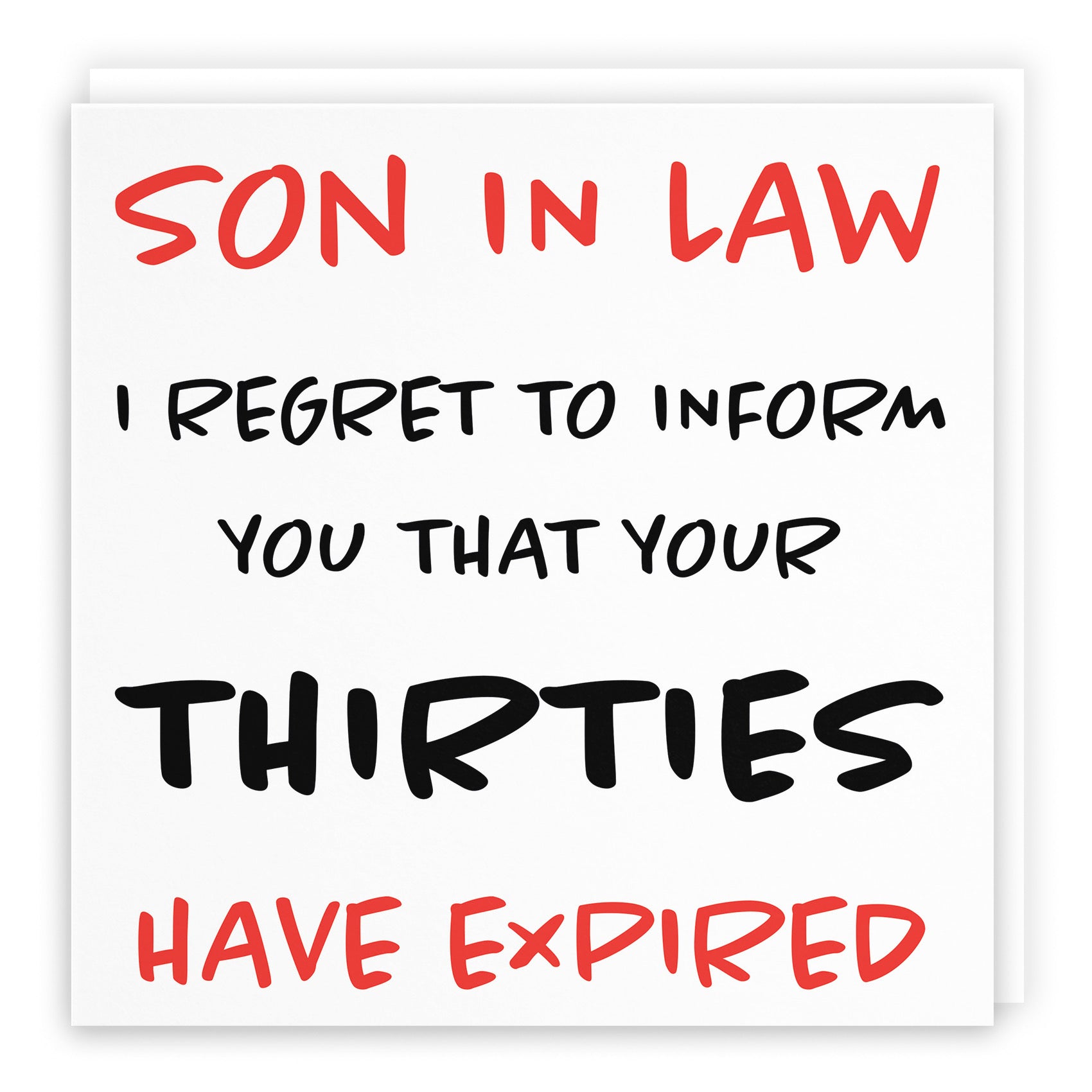 Large Son In Law 40th Birthday Card Retro - Default Title (B0BBMWXD2R)