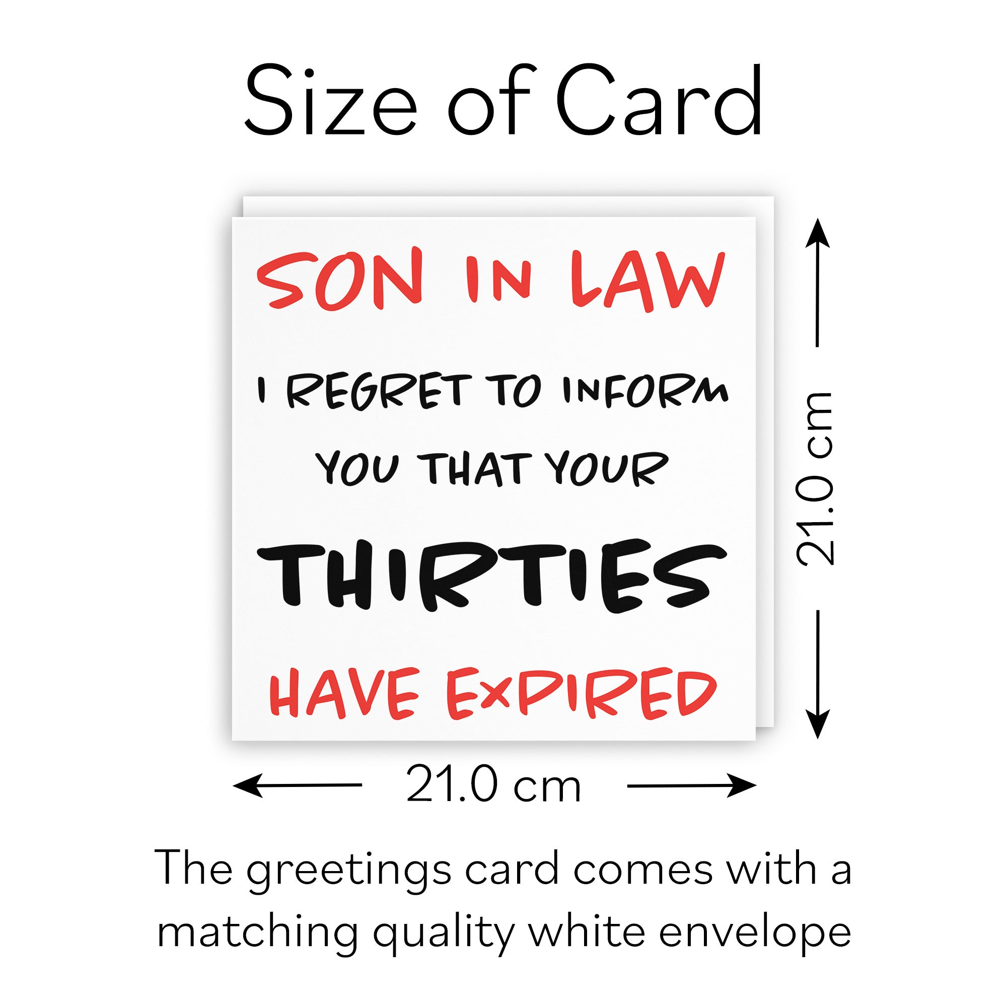 Large Son In Law 40th Birthday Card Retro - Default Title (B0BBMWXD2R)