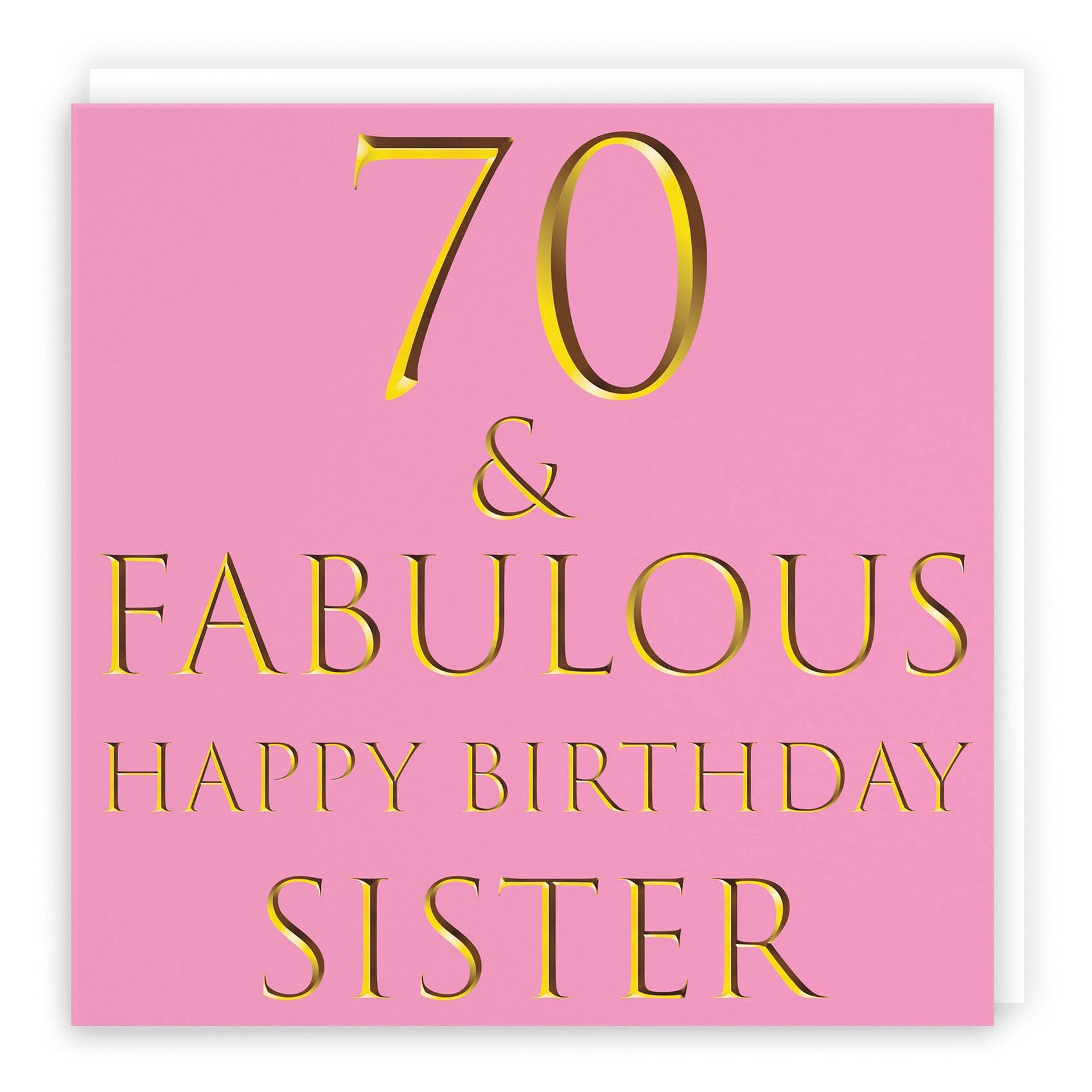 Large Sister 70th Birthday Card Still Totally Fabulous - Default Title (B0BBMX3676)