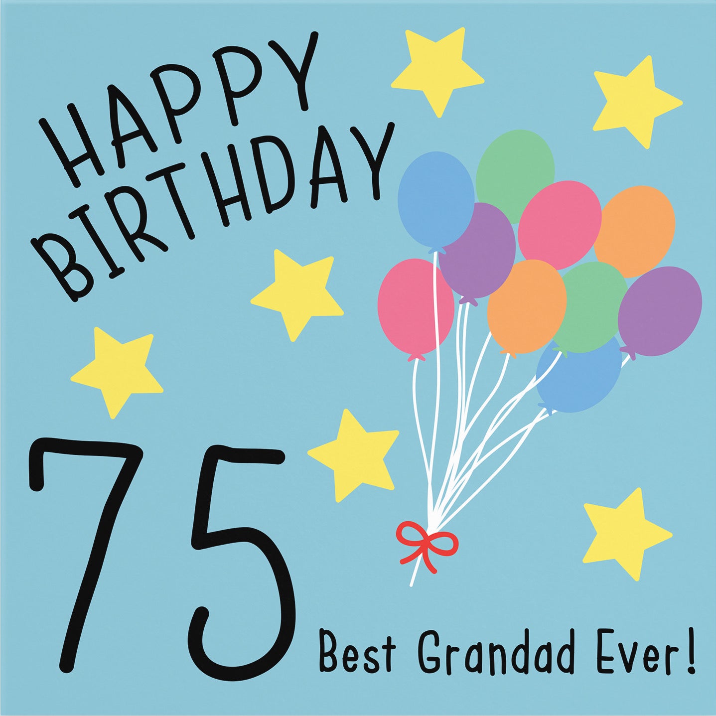 Large Grandad 75th Birthday Card Original - Default Title (B0BBMX7N8T)