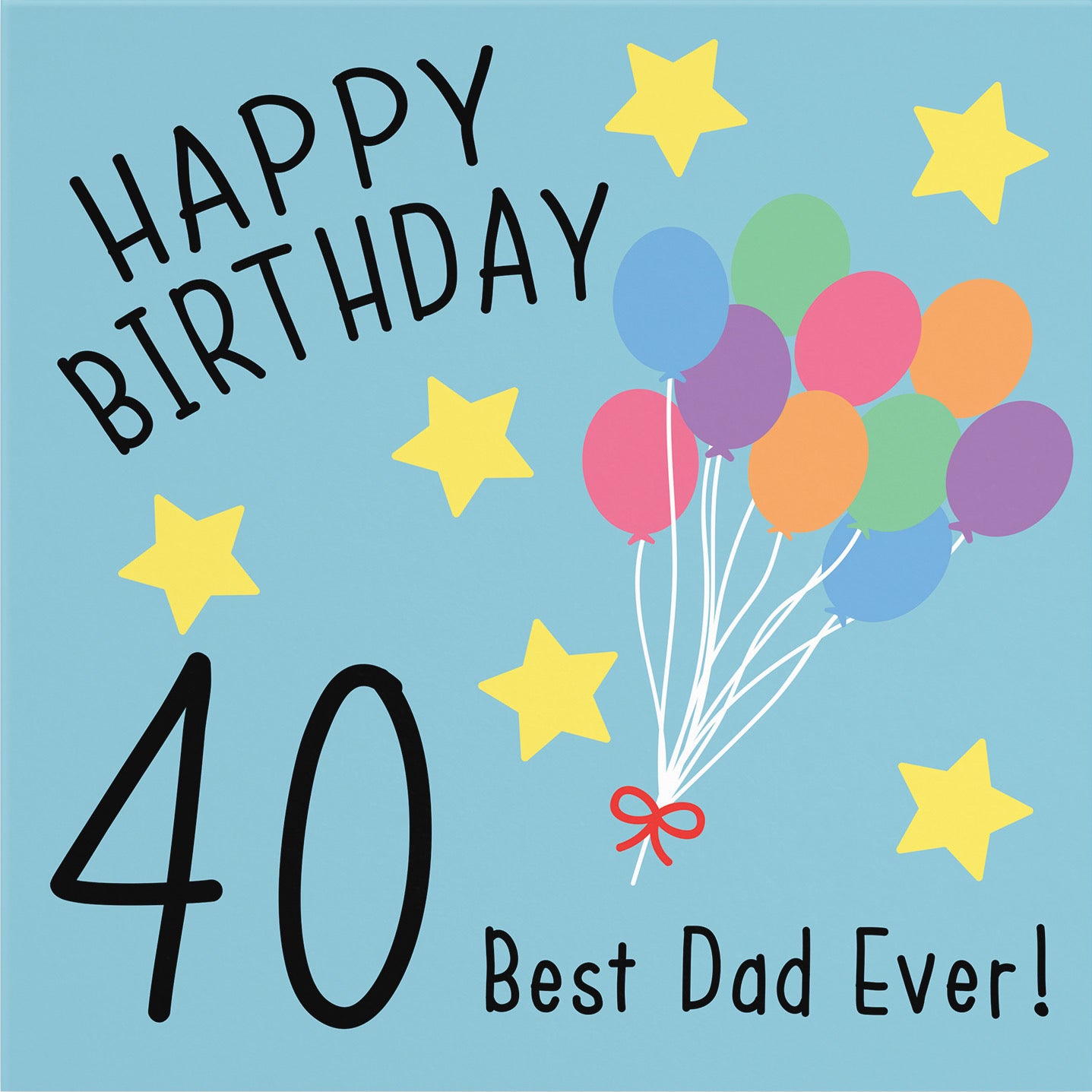 Large Dad 40th Birthday Card Original - Default Title (B0BBMXQ24Q)