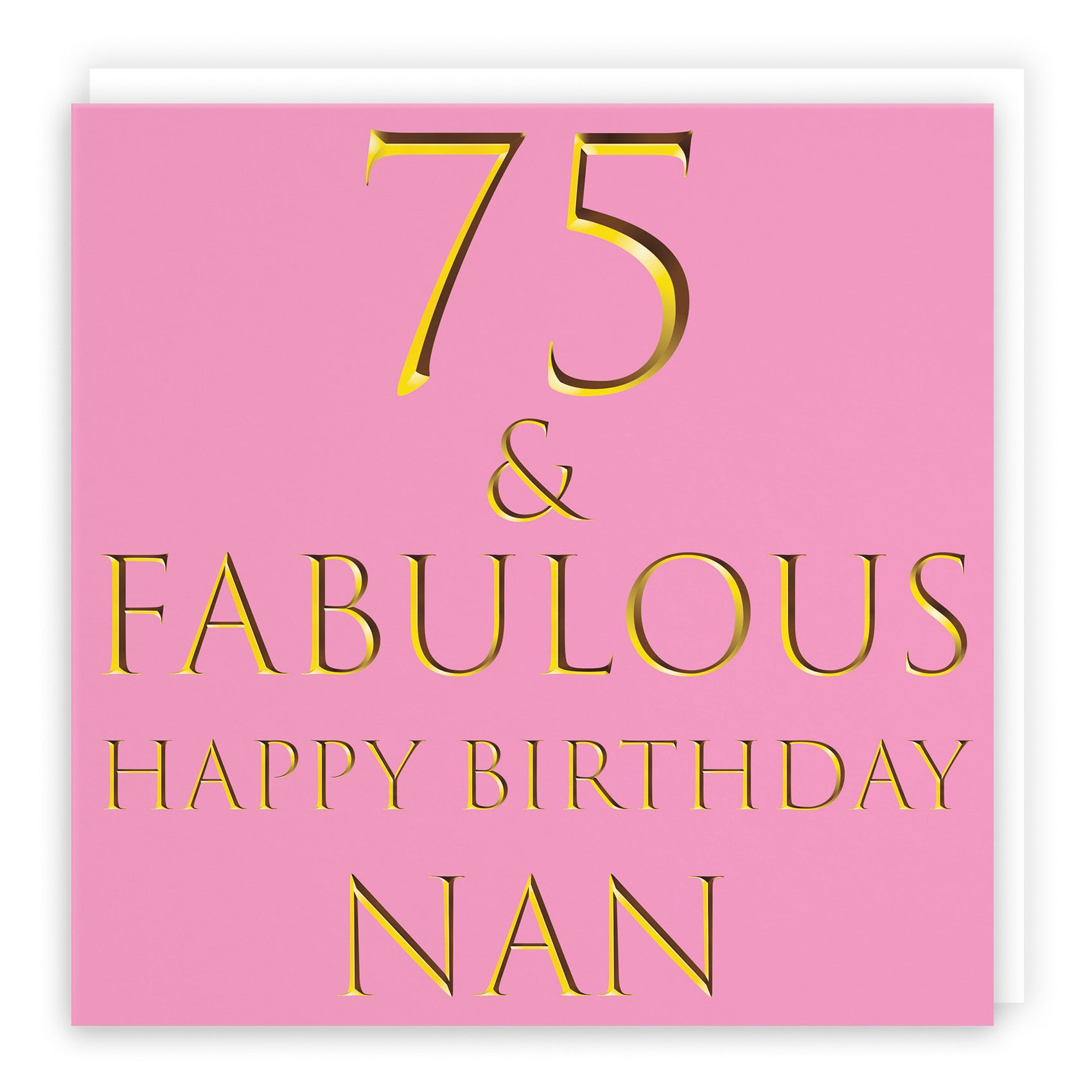 Large Nan 75th Birthday Card Still Totally Fabulous - Default Title (B0BBMXTFG5)