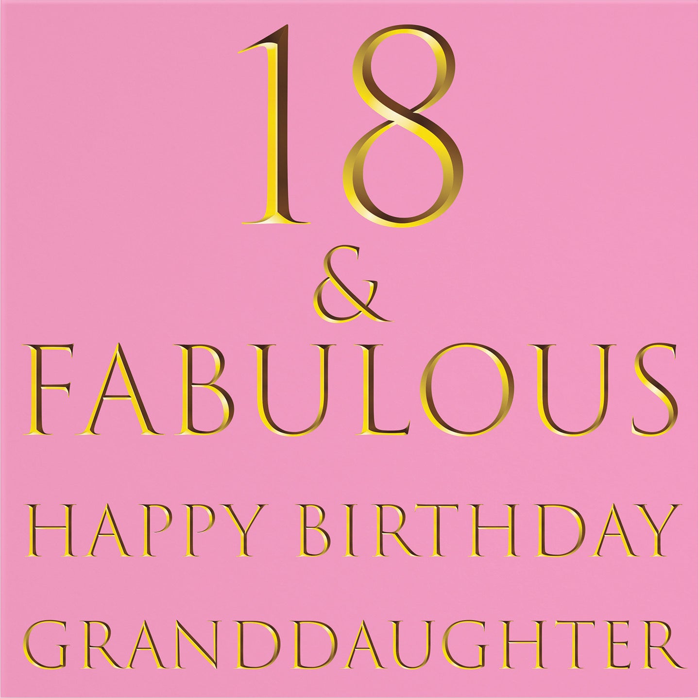 Large Granddaughter 18th Birthday Card Still Totally Fabulous - Default Title (B0BBMXWFJ5)