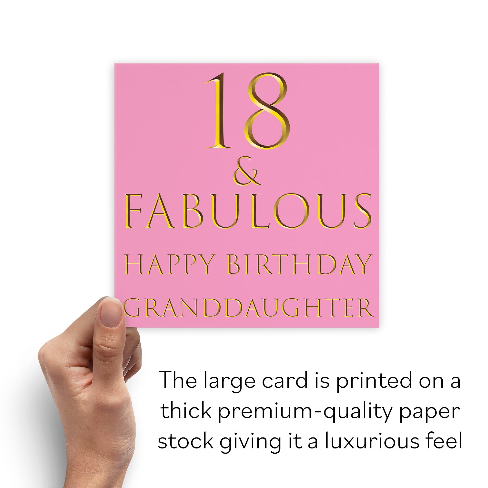 Large Granddaughter 18th Birthday Card Still Totally Fabulous - Default Title (B0BBMXWFJ5)