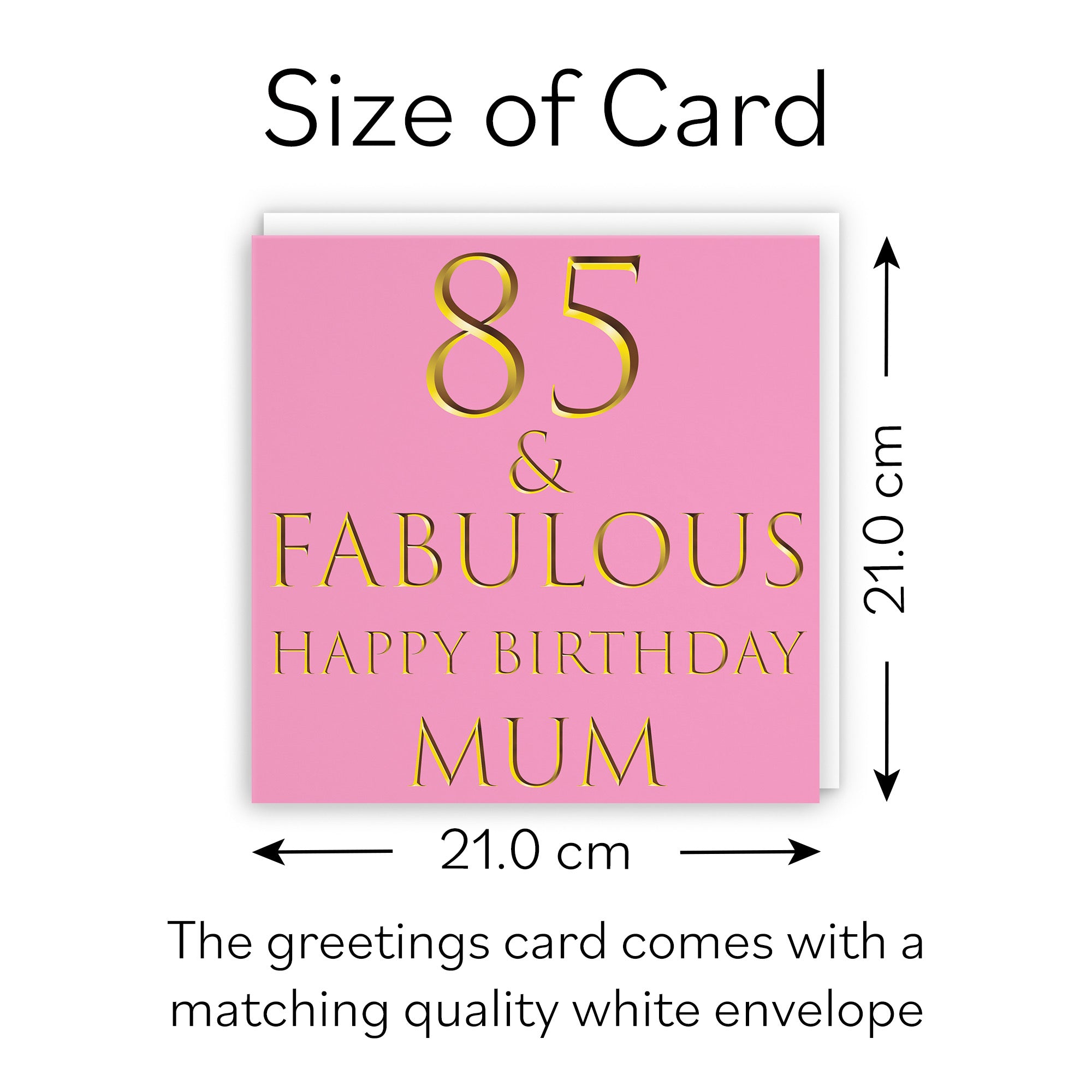 Large Mum 85th Birthday Card Still Totally Fabulous - Default Title (B0BBMY9D5H)