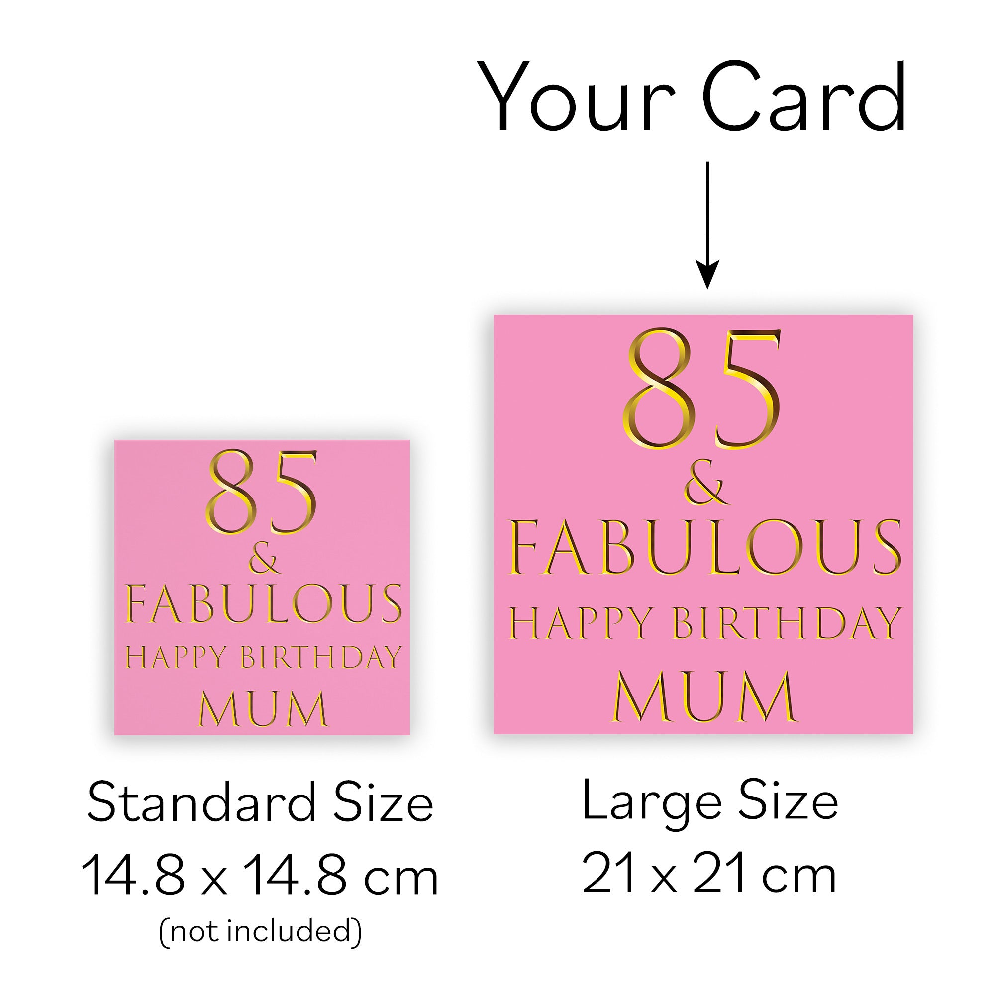 Large Mum 85th Birthday Card Still Totally Fabulous - Default Title (B0BBMY9D5H)