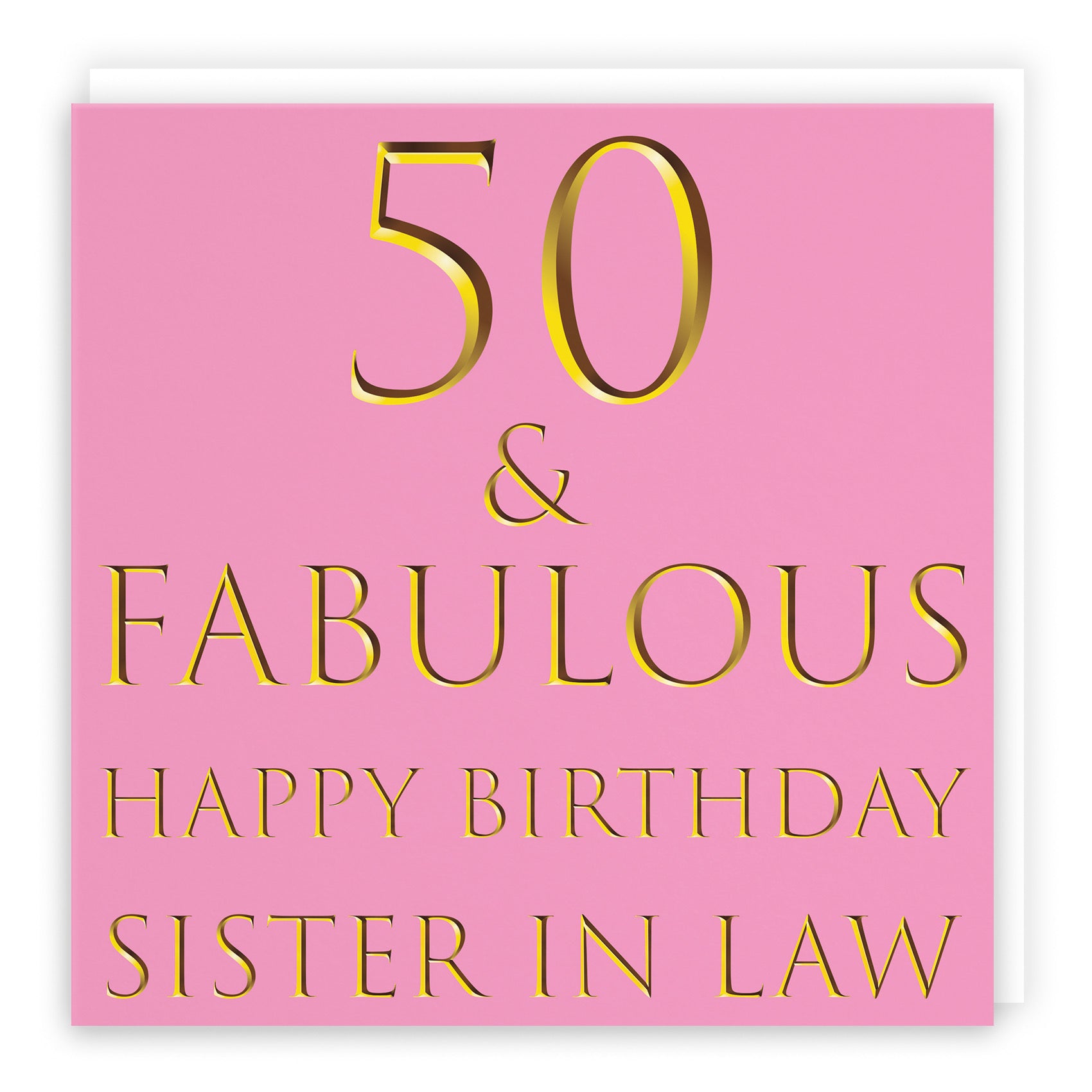 Large Sister In Law 50th Birthday Card Still Totally Fabulous - Default Title (B0BBMY9D5Y)