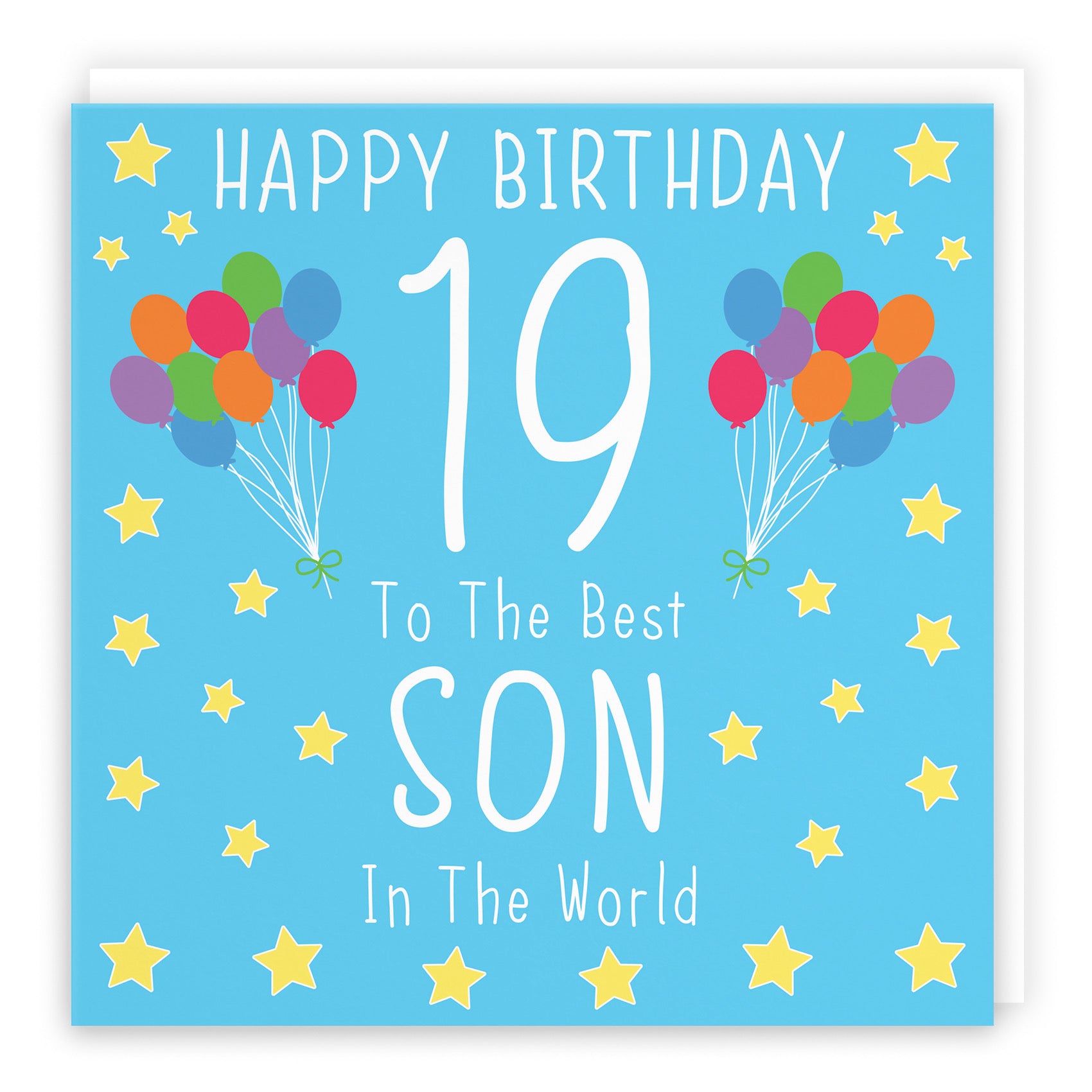 Large Son 19th Birthday Card Iconic - Default Title (B0BBMYKHRP)