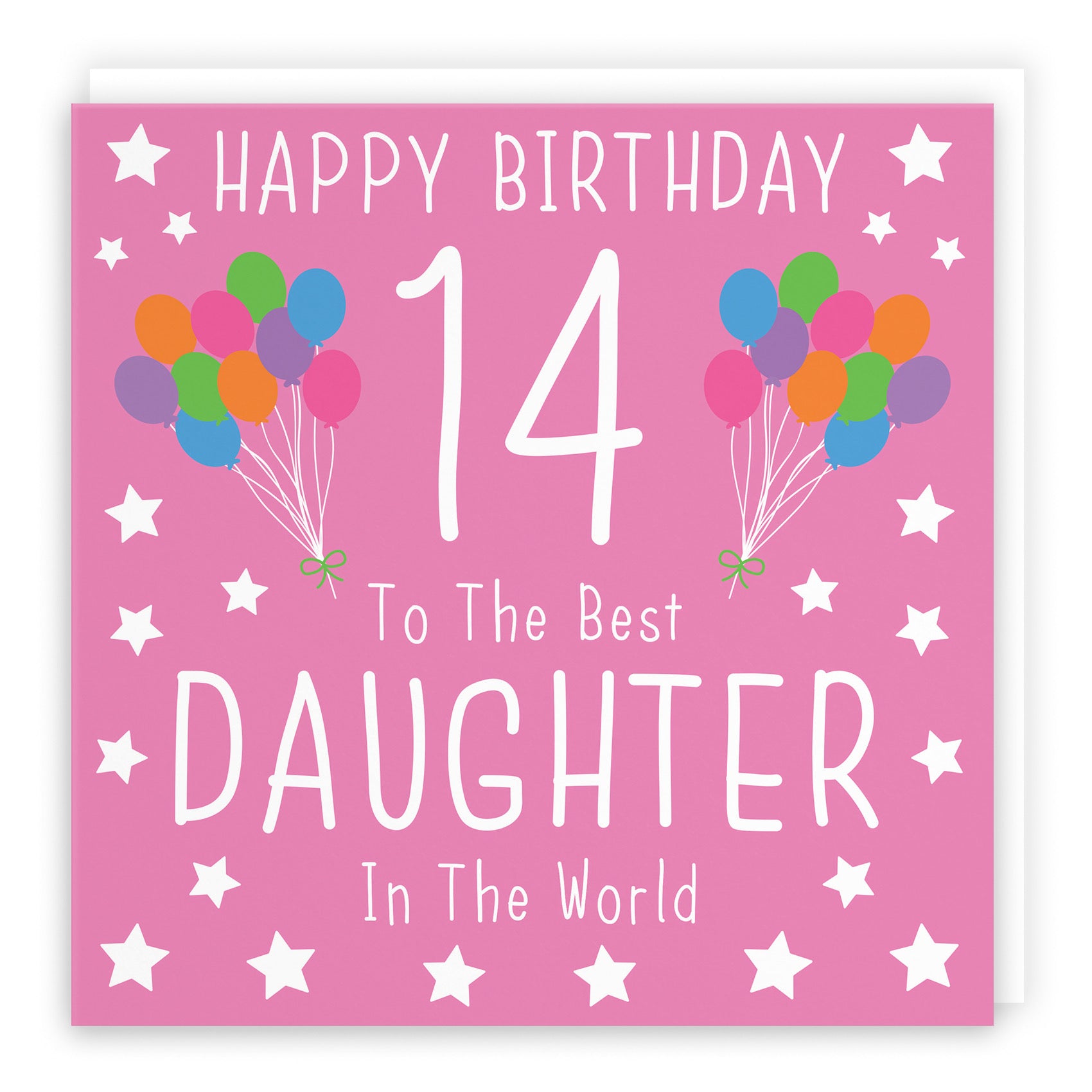 Large Daughter 14th Birthday Card Iconic - Default Title (B0BBMYY14Q)