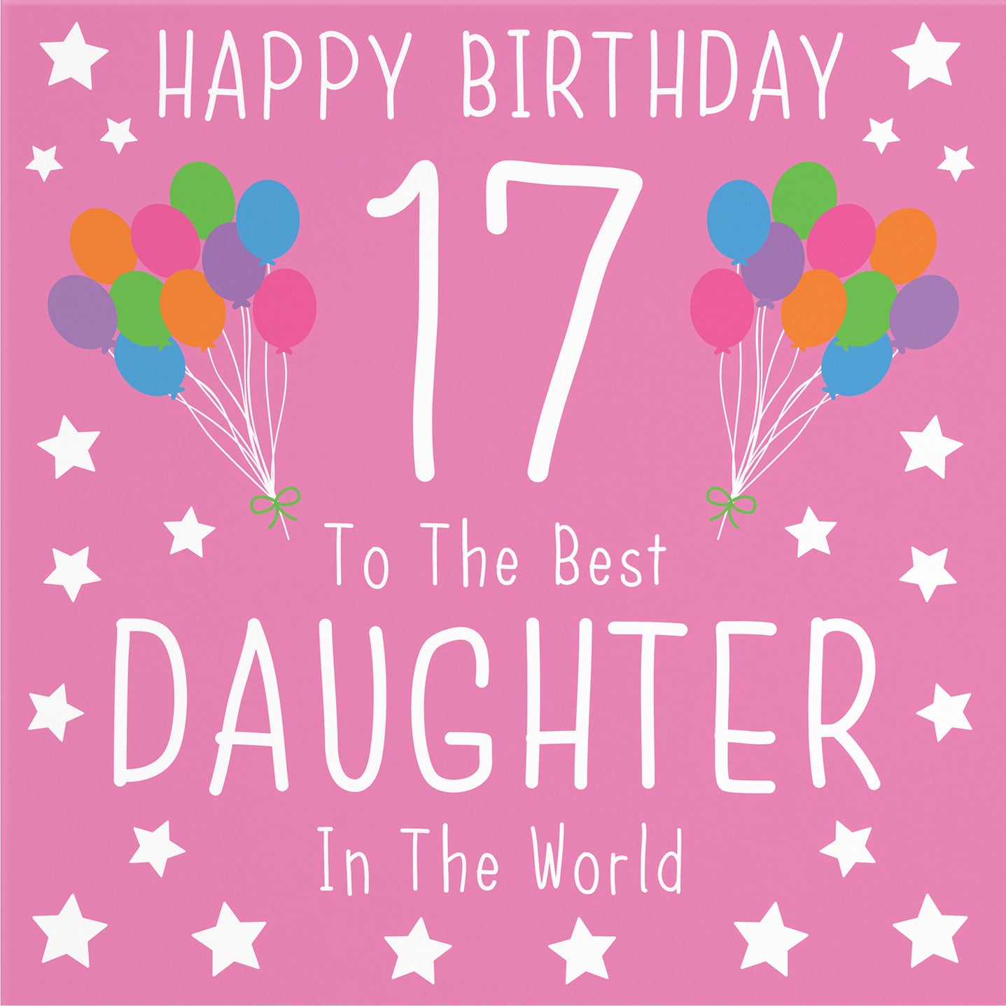 Large Daughter 17th Birthday Card Iconic - Default Title (B0BBMZTVCH)