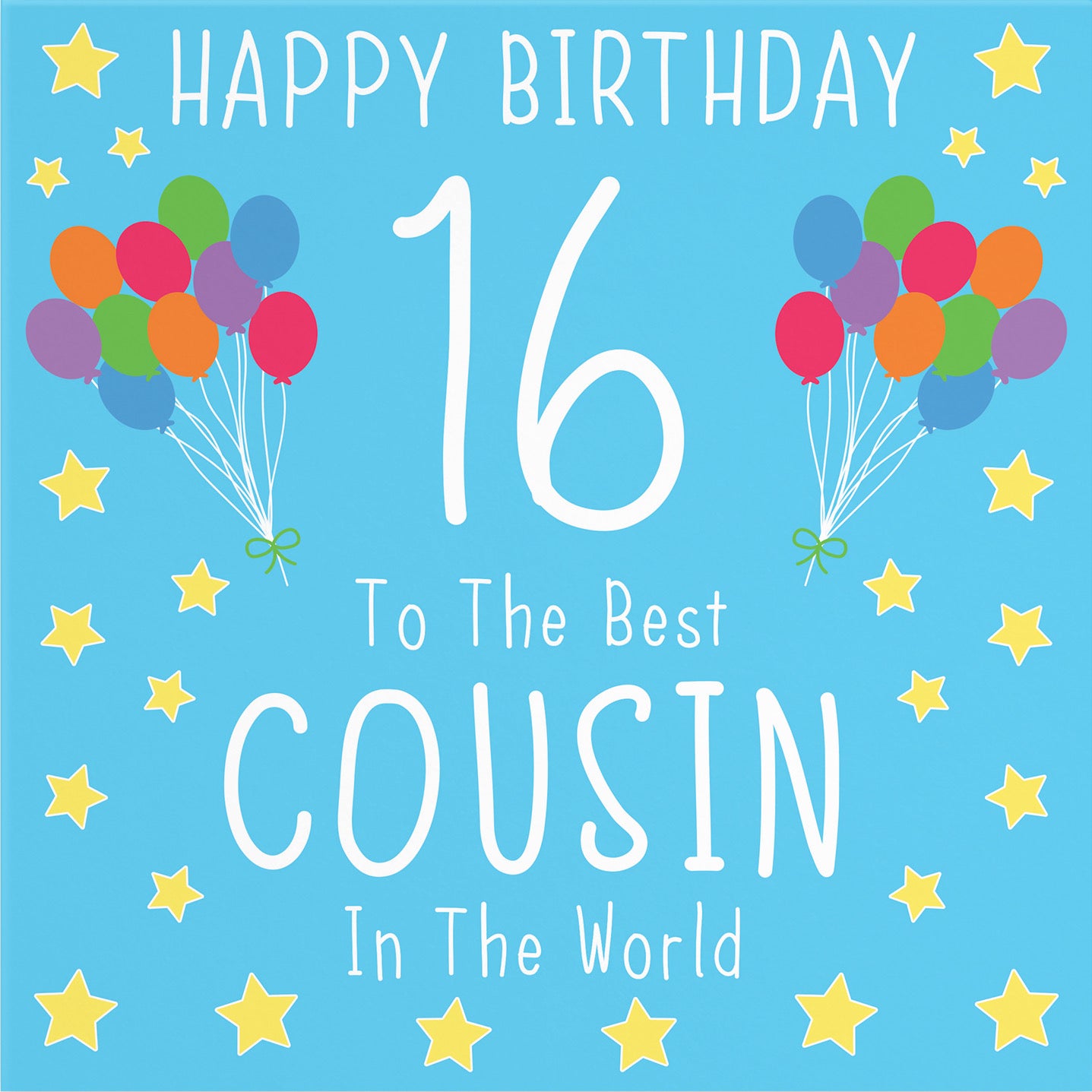 Large Cousin 16th Male Birthday Card Iconic - Default Title (B0BBMZZP53)