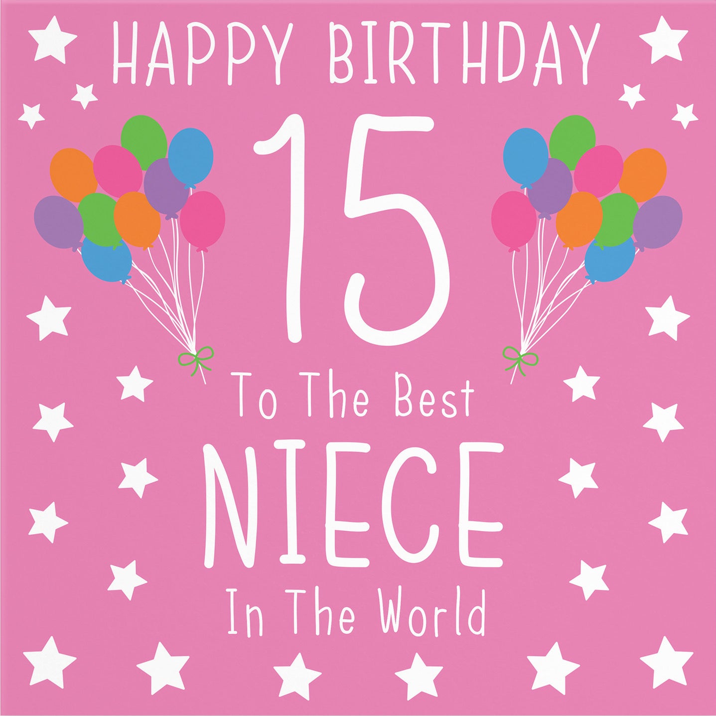 Large Niece 15th Birthday Card Iconic - Default Title (B0BBN17659)