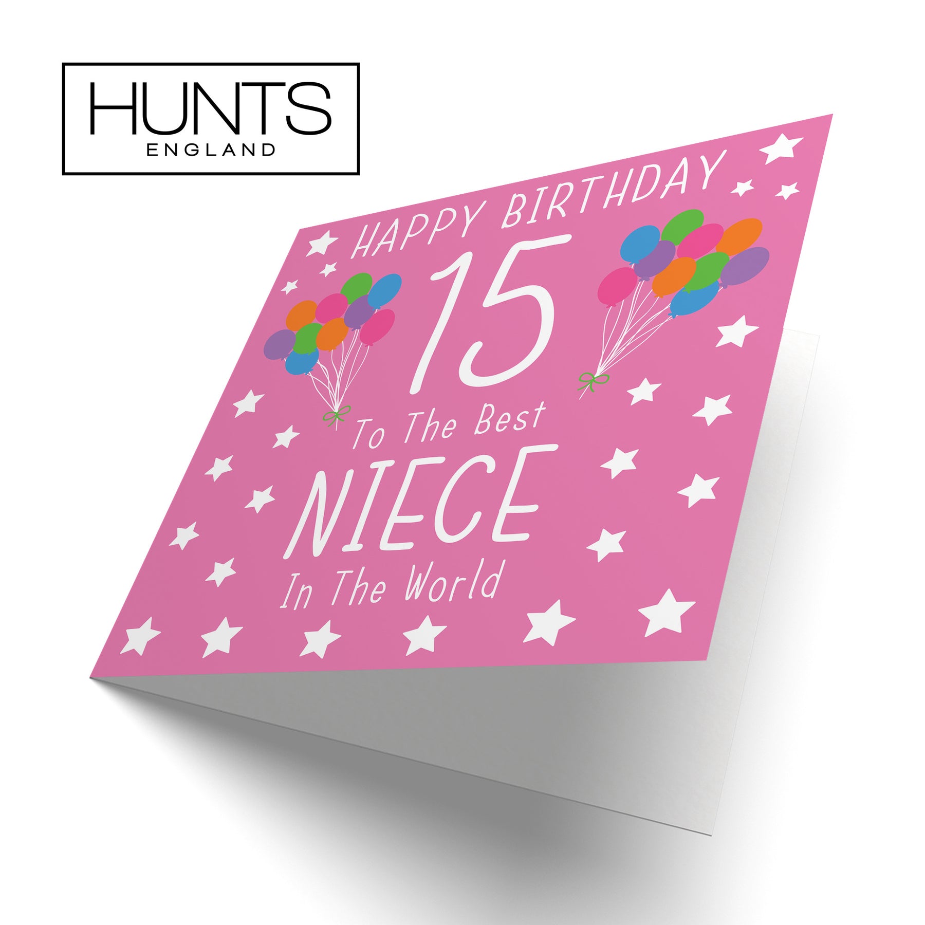 Large 15th Niece Birthday Card Iconic Hunts England large-15th-niece-birthday-card-iconic-hunts-england