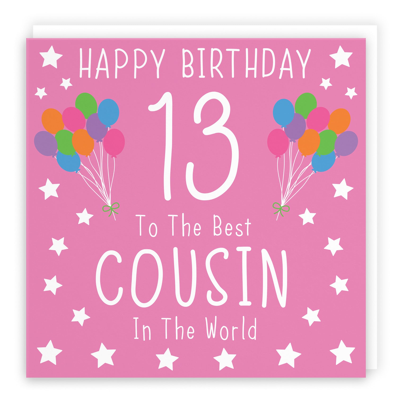 Large Cousin 13th Female Birthday Card Iconic - Default Title (B0BBN1JJCX)